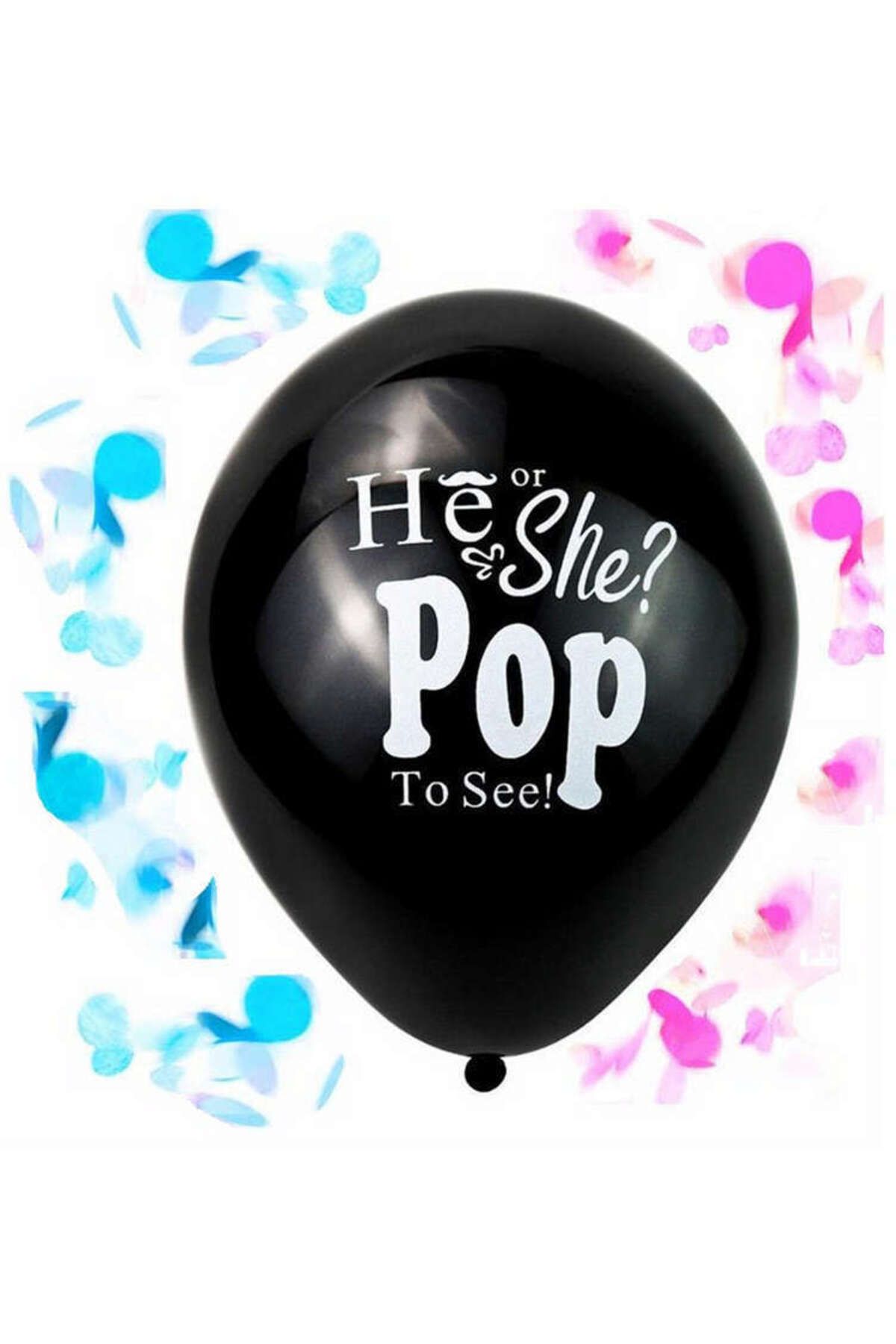 ZERO LAND - 20 inç He Or She Jumbo Balon 51 cm YKTSN