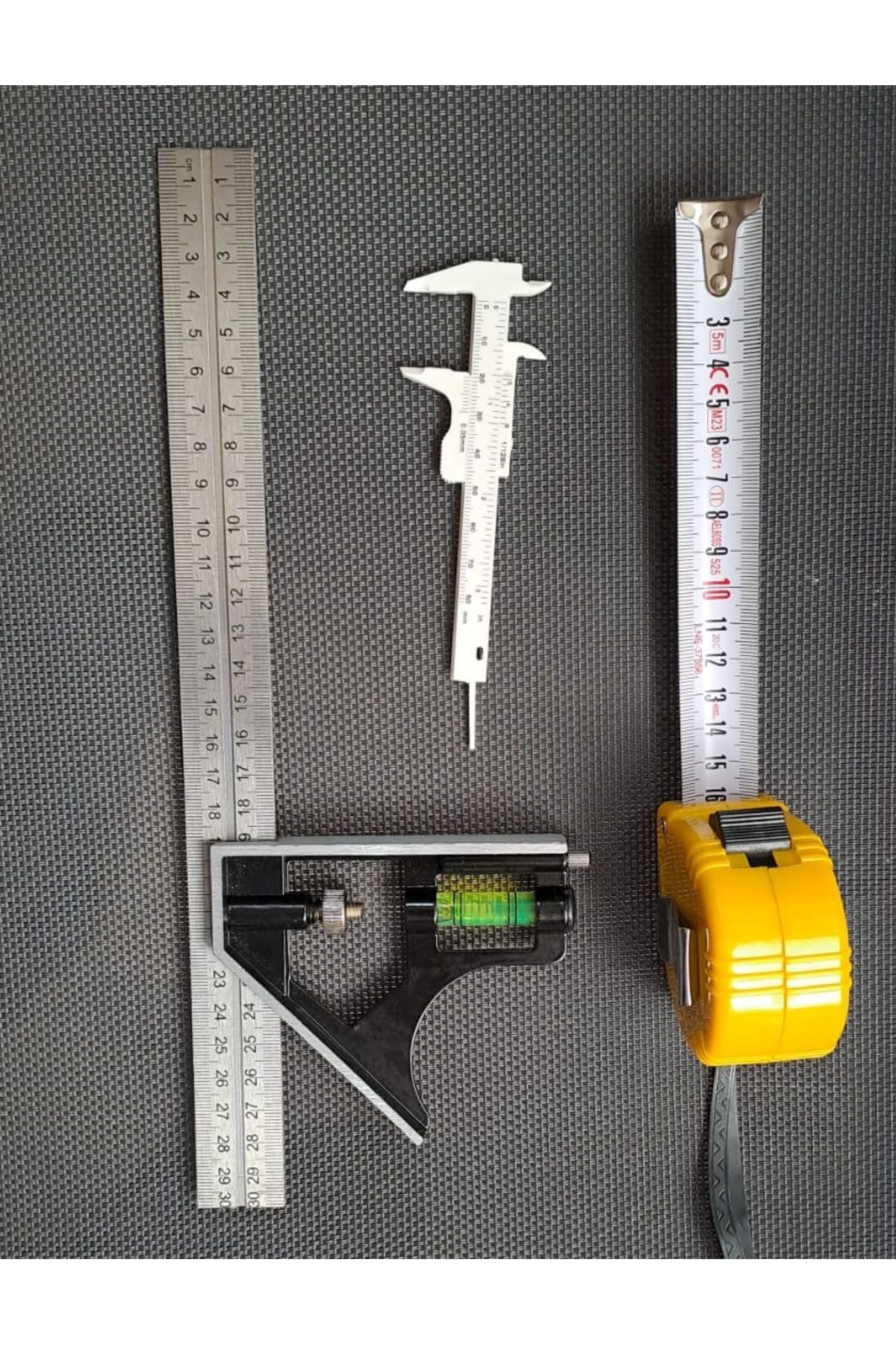 Depolife-5 Meter Spirit Level Angled Combination - Carpenter, Engineer, Architect Hand Tool Set 4