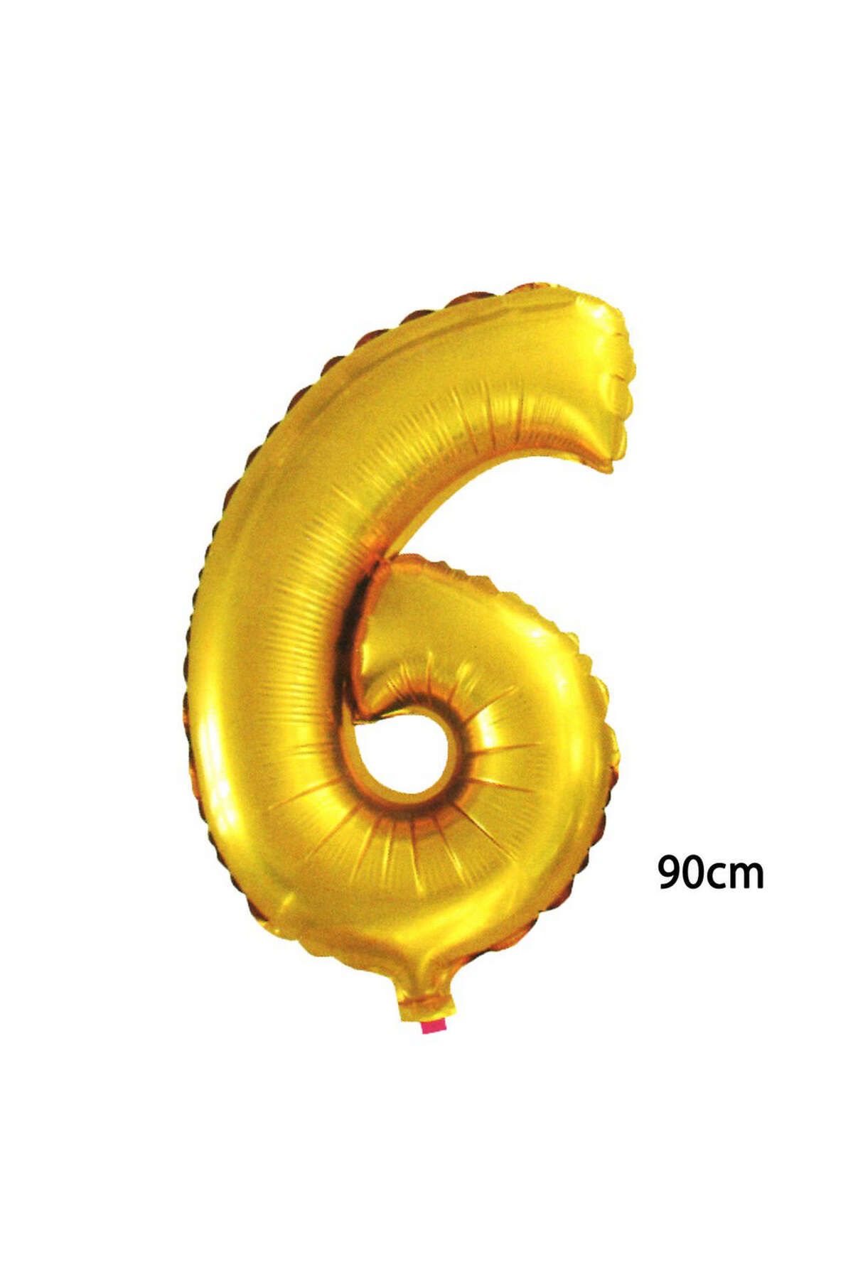 ZERO LAND - 40 inç 6 Rakamı Folyo Balon Gold 100 cm GLSTD