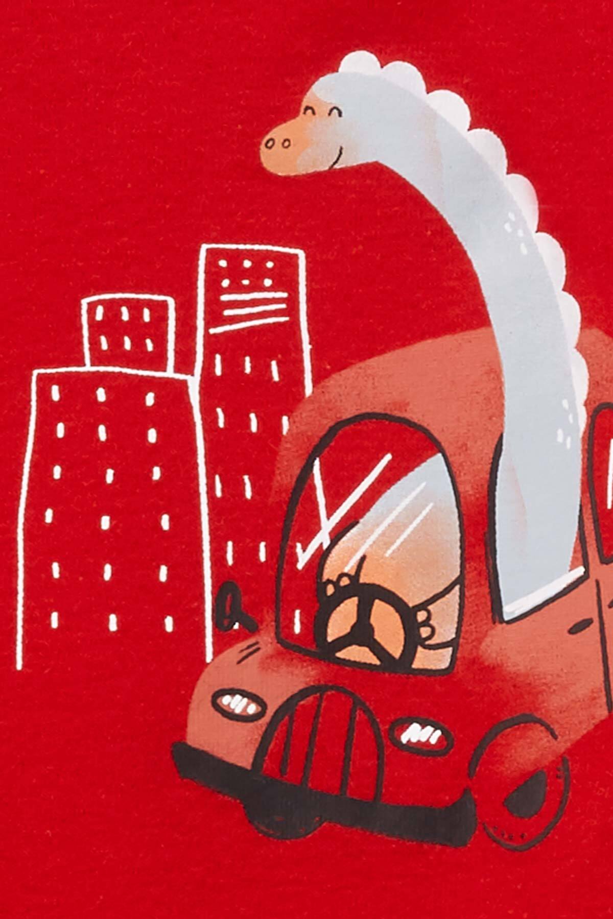 Carter's Erkek Bebek Tulumlu Set Kırmızı fotoğrafı 2 (önizleme)