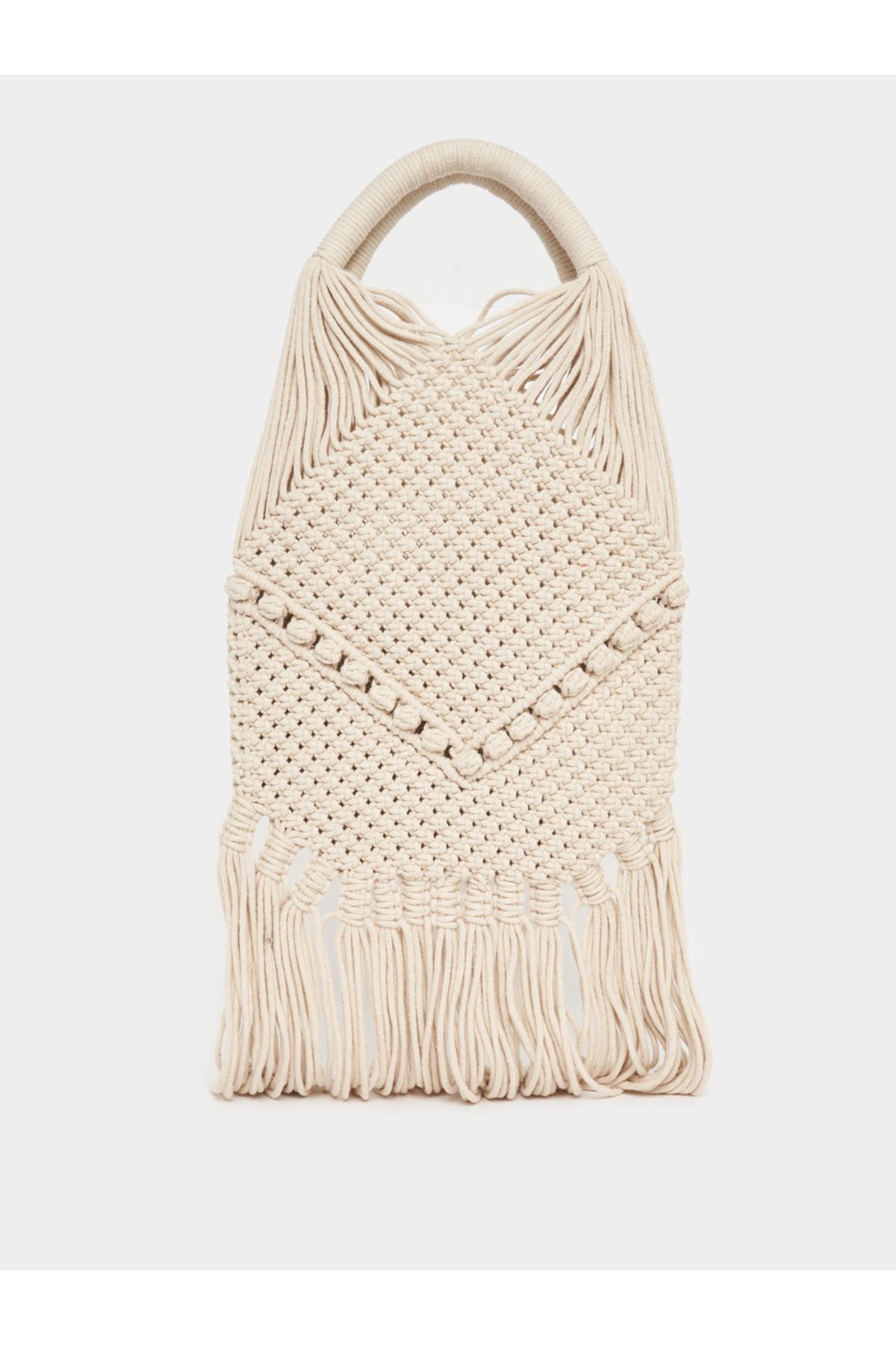 Styli-Shell Detailed Crochet Handbag 4