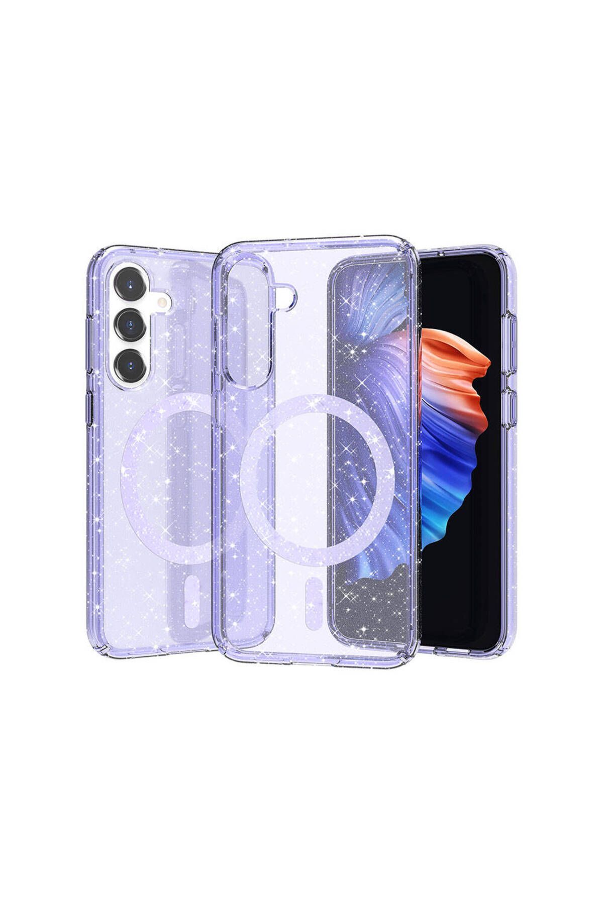 gaappy Interstellar Serisi Samsung Galaxy S23 FE Mor Kapak