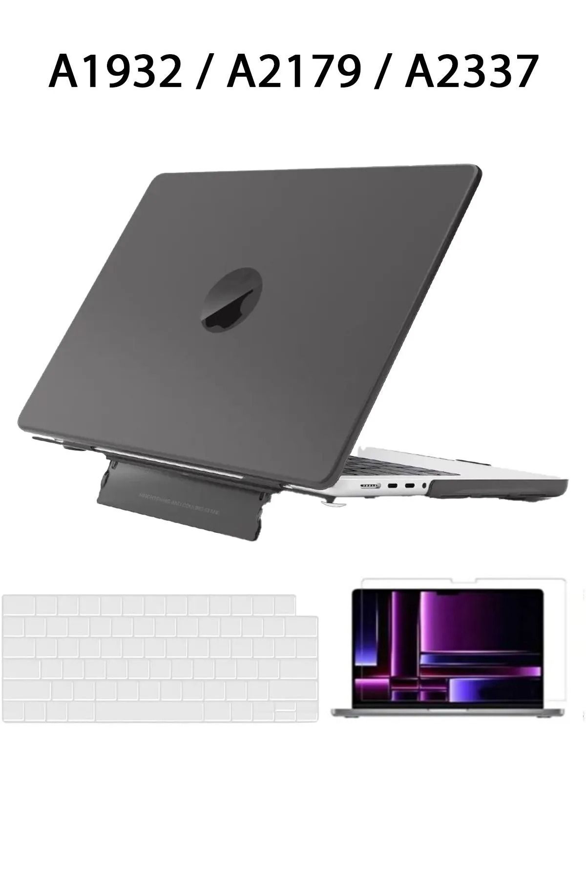 TEKNETSTORE-Macbook Air 13 Inch 2020 M1 - Compatible Stand Case and Screen Protector 1