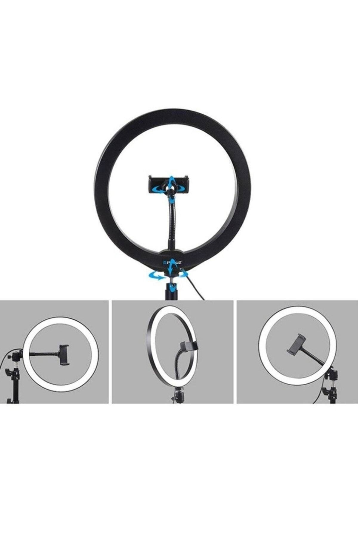 OZCMAX 10inç 26cm Youtube Instagram Tiktok Selfie Stüdyo Video Fotoğraf Ring Lightt Tripod Led (fu)