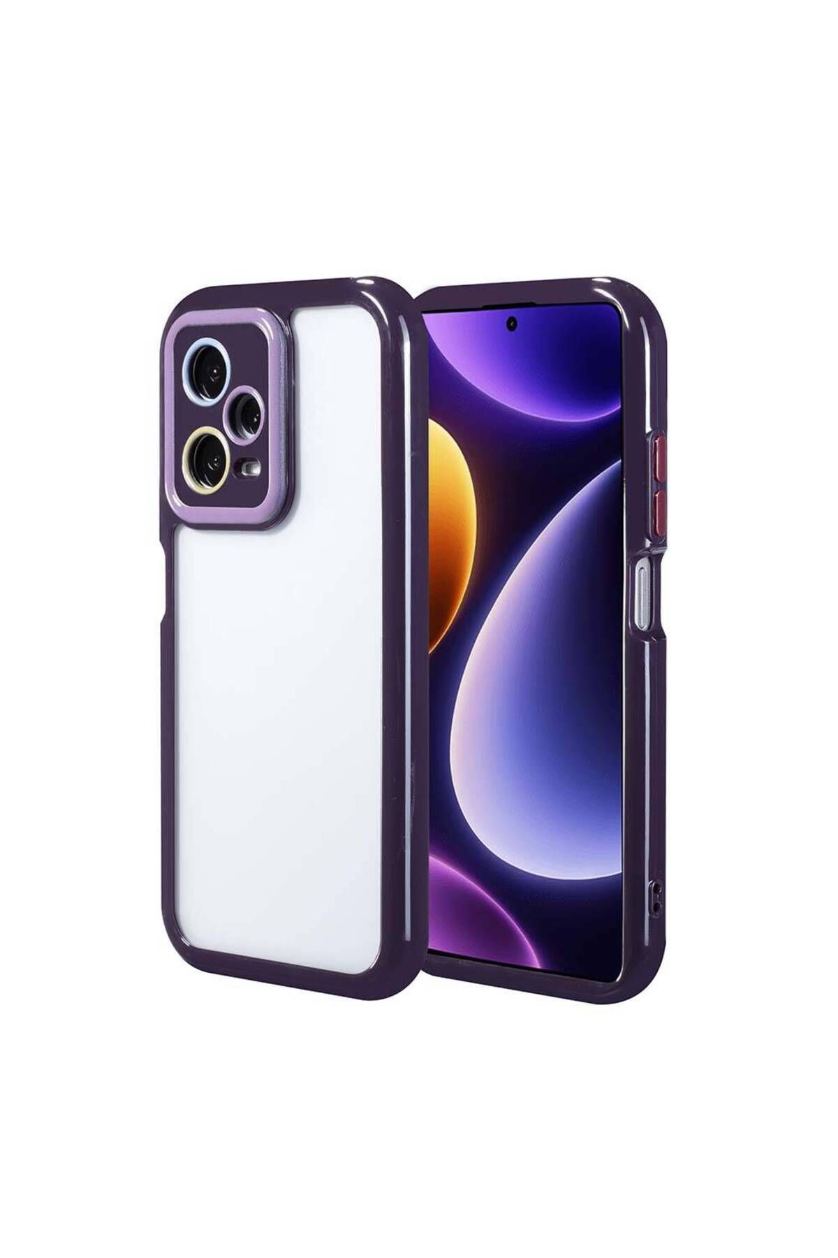 gaappy Paint Serisi Xiaomi Redmi Note 12 Pro Plus 5G Derin Mor Kapak