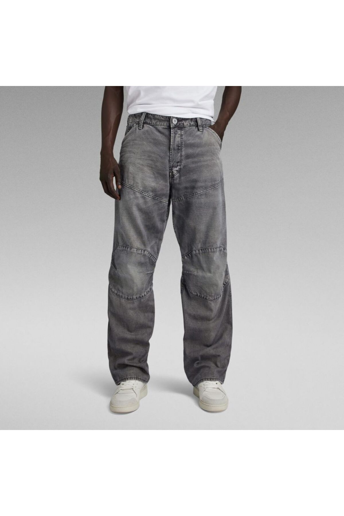شلوار جین خاکستری مردانه G STAR RAW 5620 سه بعدی شل G-STAR RAW