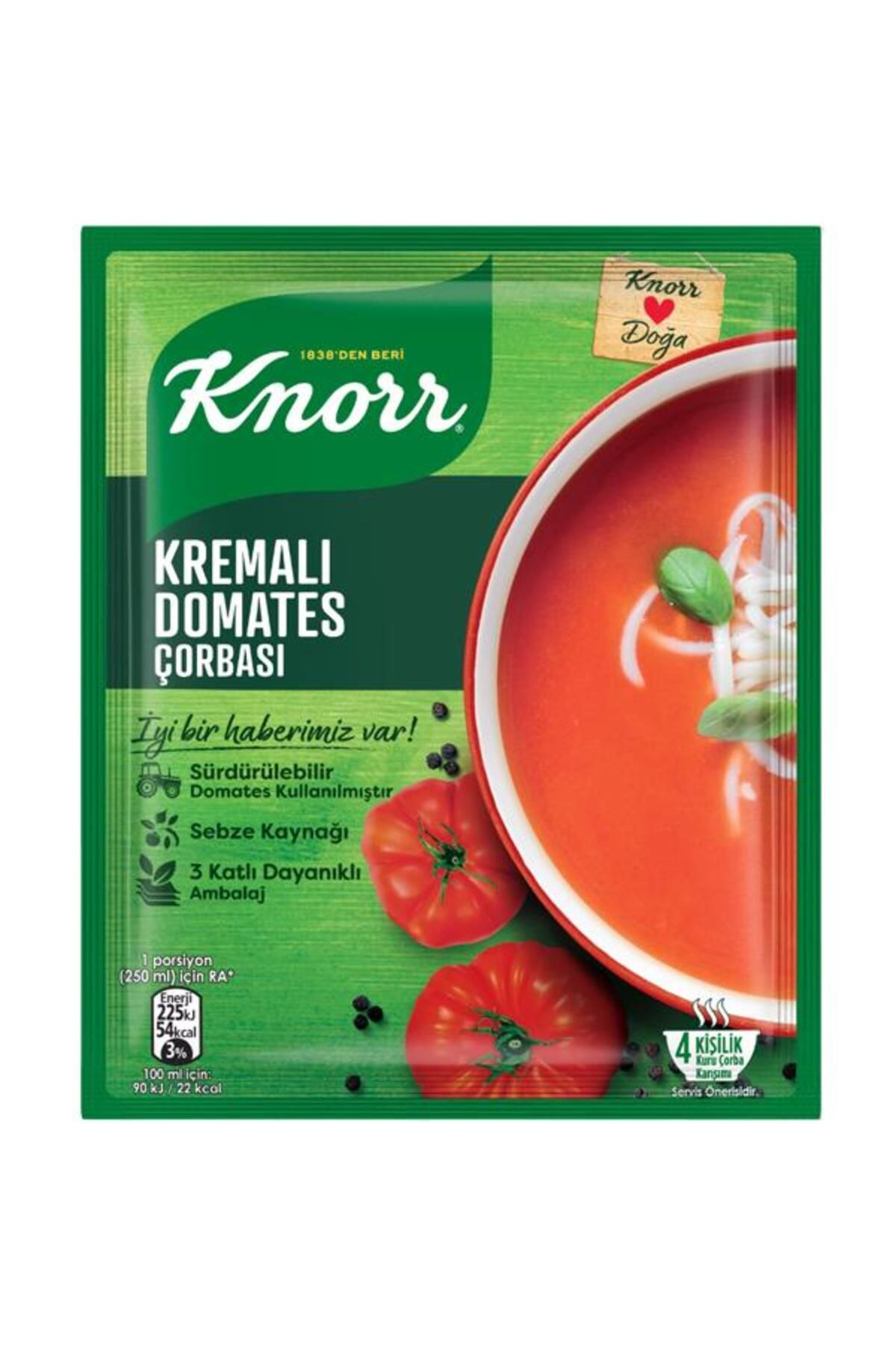 Knorr Çorba Kremalı Domates 69 gr X 12 Adet