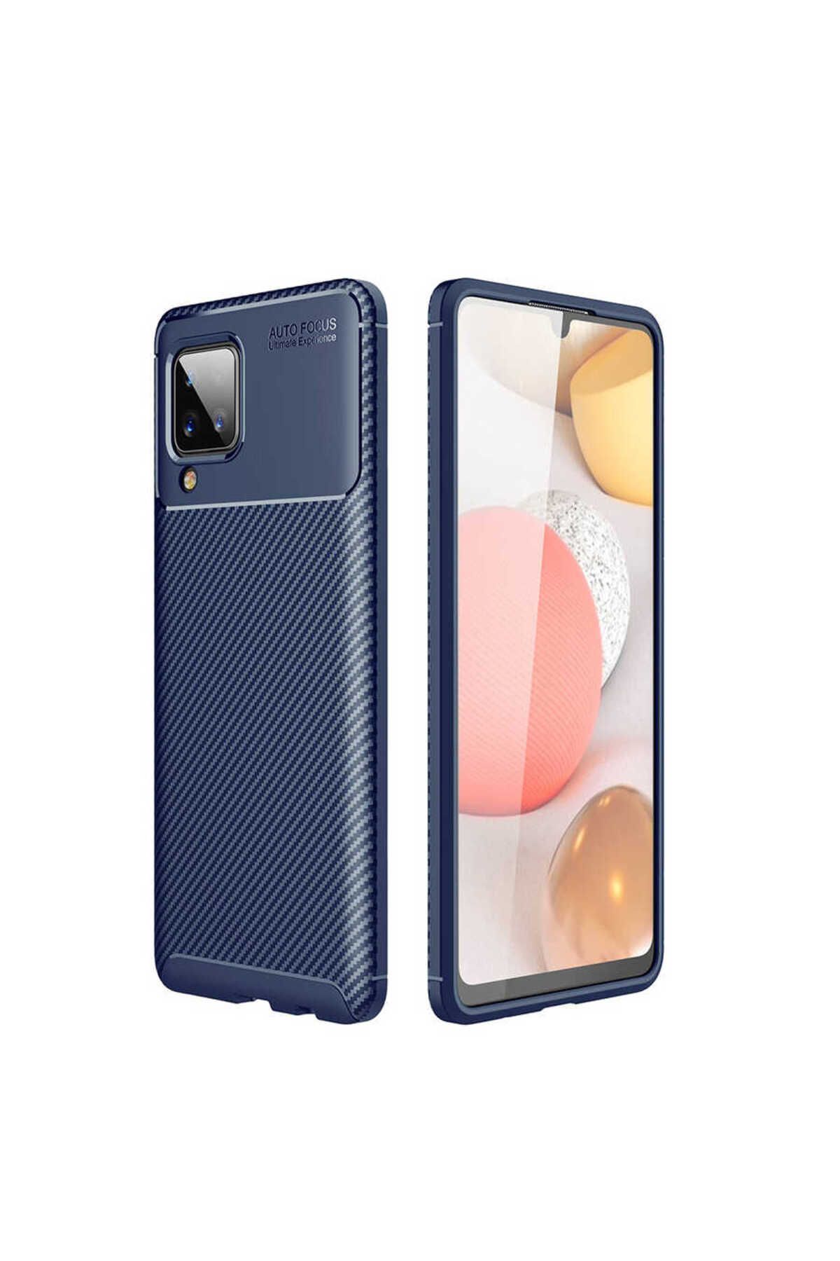 gaappy Fib Serisi Samsung Galaxy A12 Lacivert Kapak