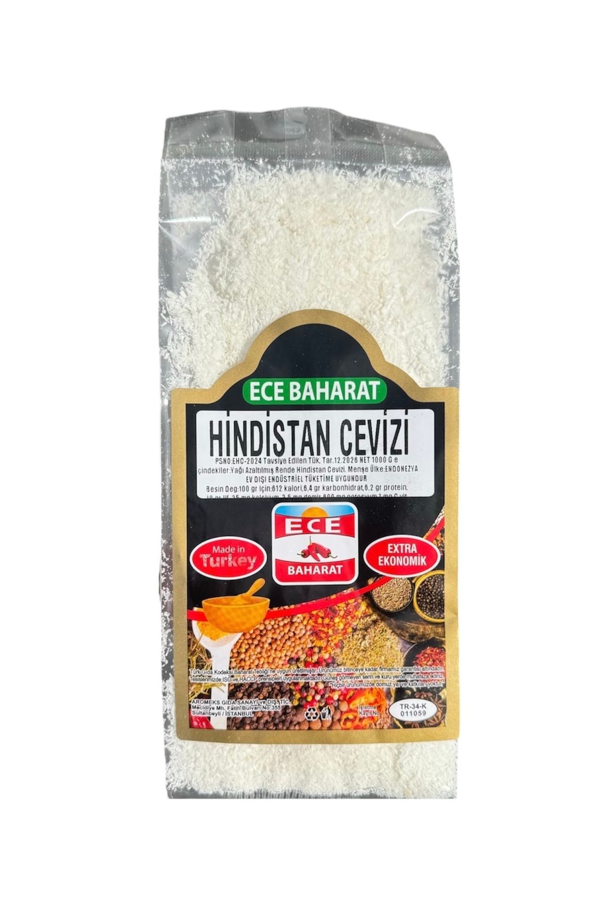 EGE BAHARAT Hindistan Cevizi 100 gr