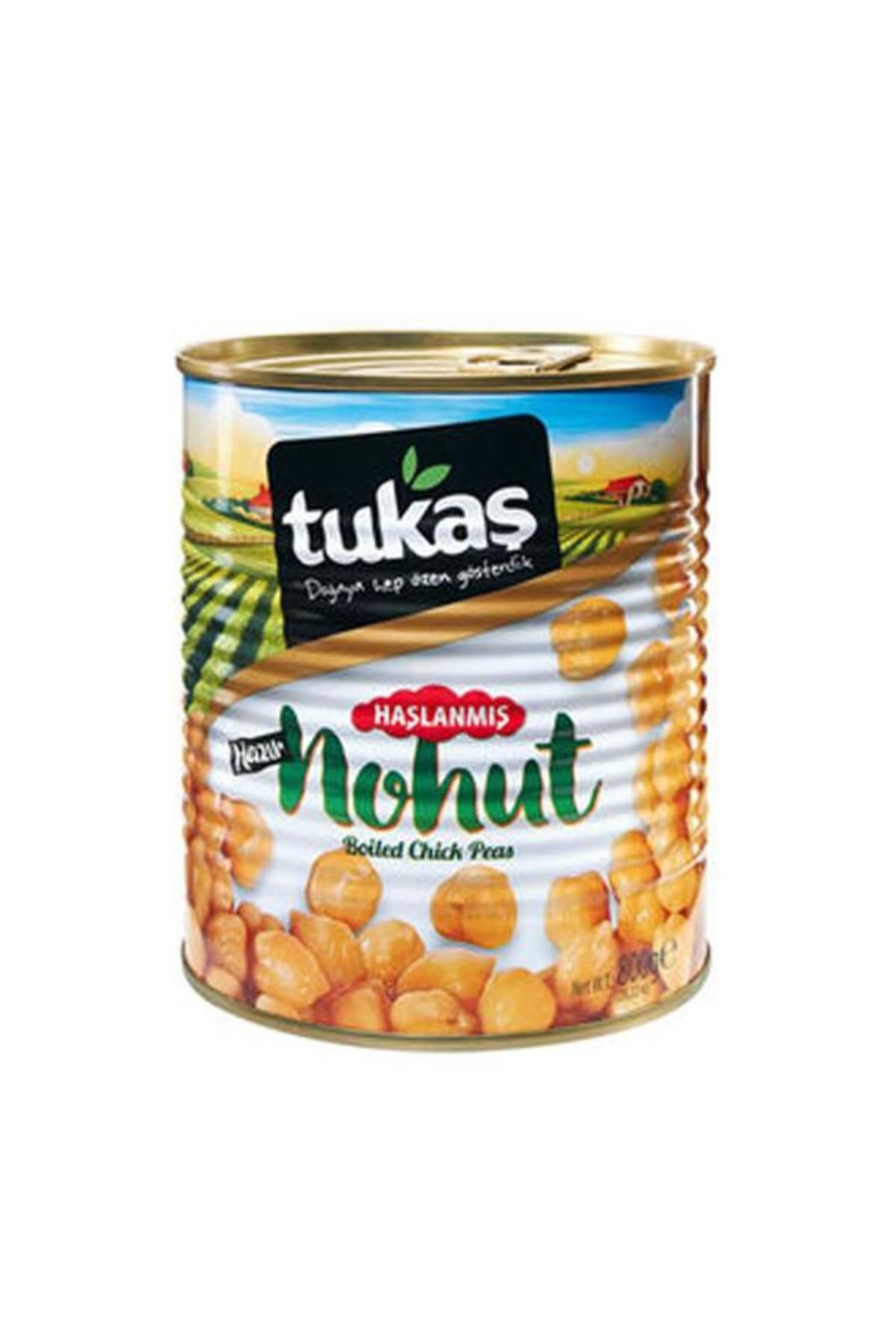 Tukaş TUKAŞ HAŞLANMIŞ NOHUT 800 GR X 12 ADET