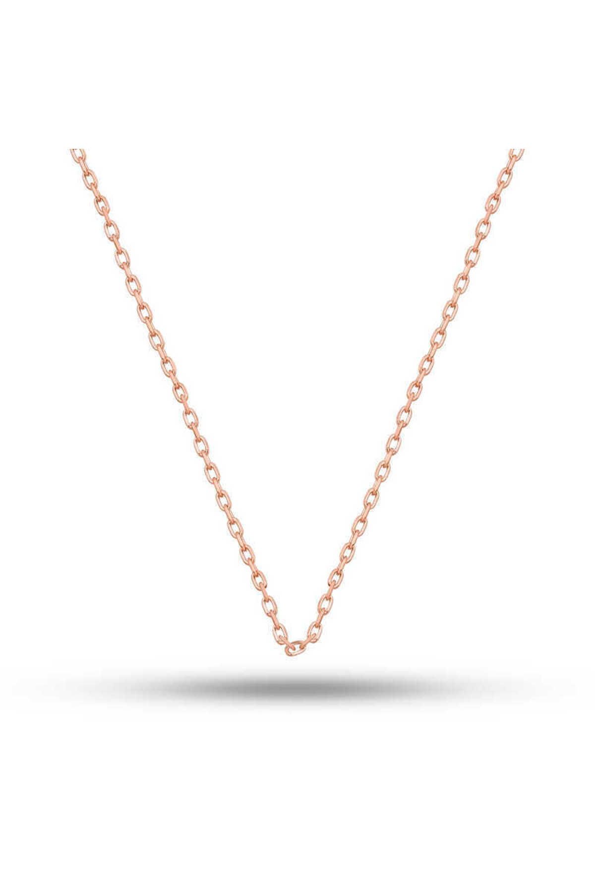 hayalimsah Gümüş Rose 0.30 Mikron 45 Cm Forse Kadın Zincir