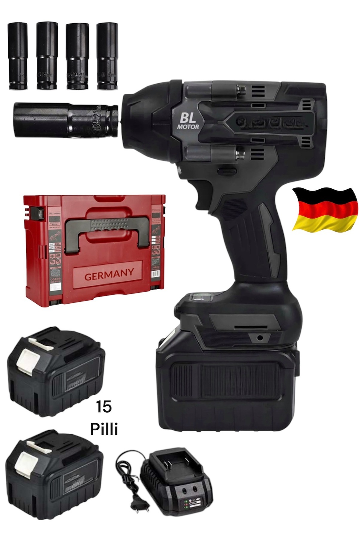 SCHUTZENGER Germany 1800Nm 20Ahx Akülü Torklu Somun Sıkma Bijon
