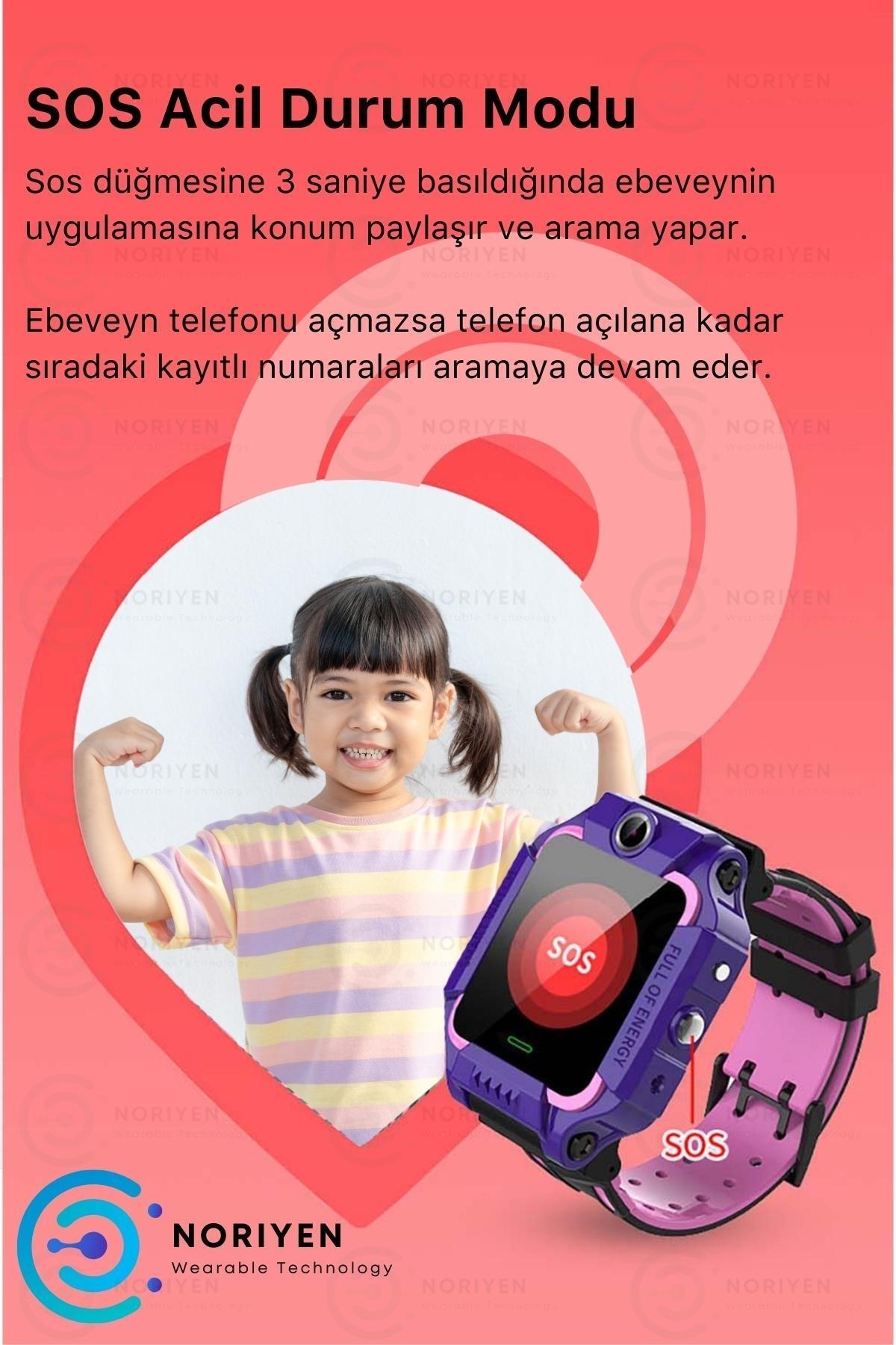 Sim Kartlı Kameralı Çocuk Takip Saati Konum Ortam Dinleme Kol Saati Kız Çocukları Için Akıllı Saat