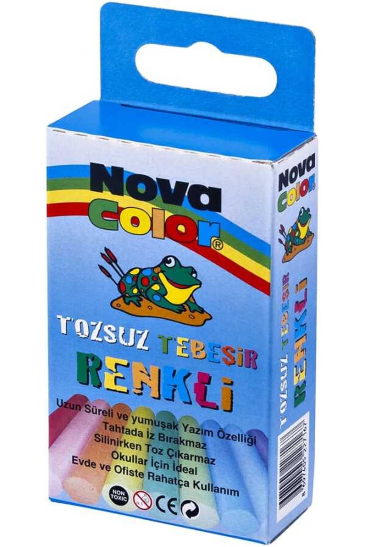 Nova Color Tebeşir 10 Lu Renkli