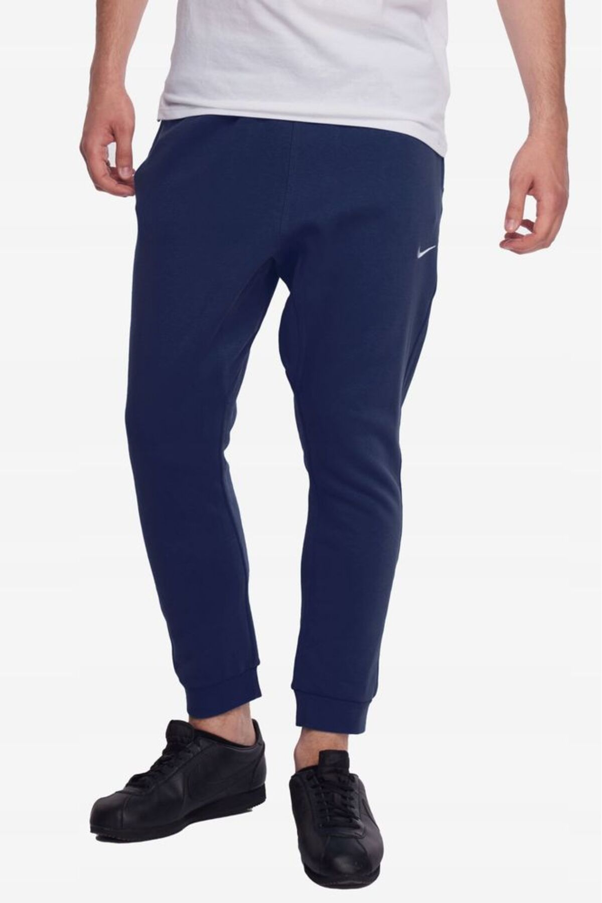 Nike-Fleece Tapered Swoosh Jogger Men's Sweatpants826431-410 4