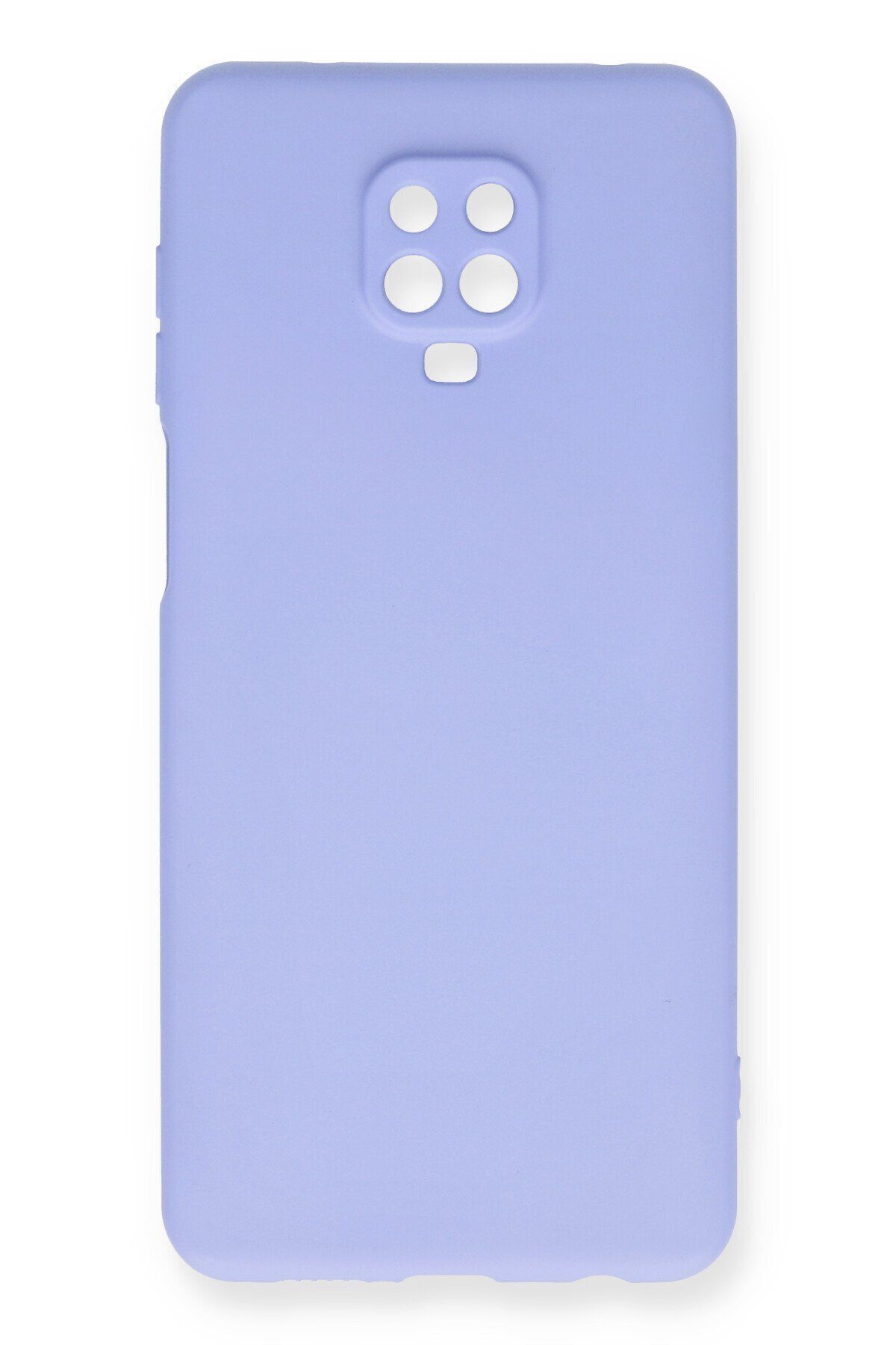 cepmoda xiaomi REDMİ Note 9S KILIF - Pastel Soft Dokulu Lansman Kapak içi Süet v15 LİLA