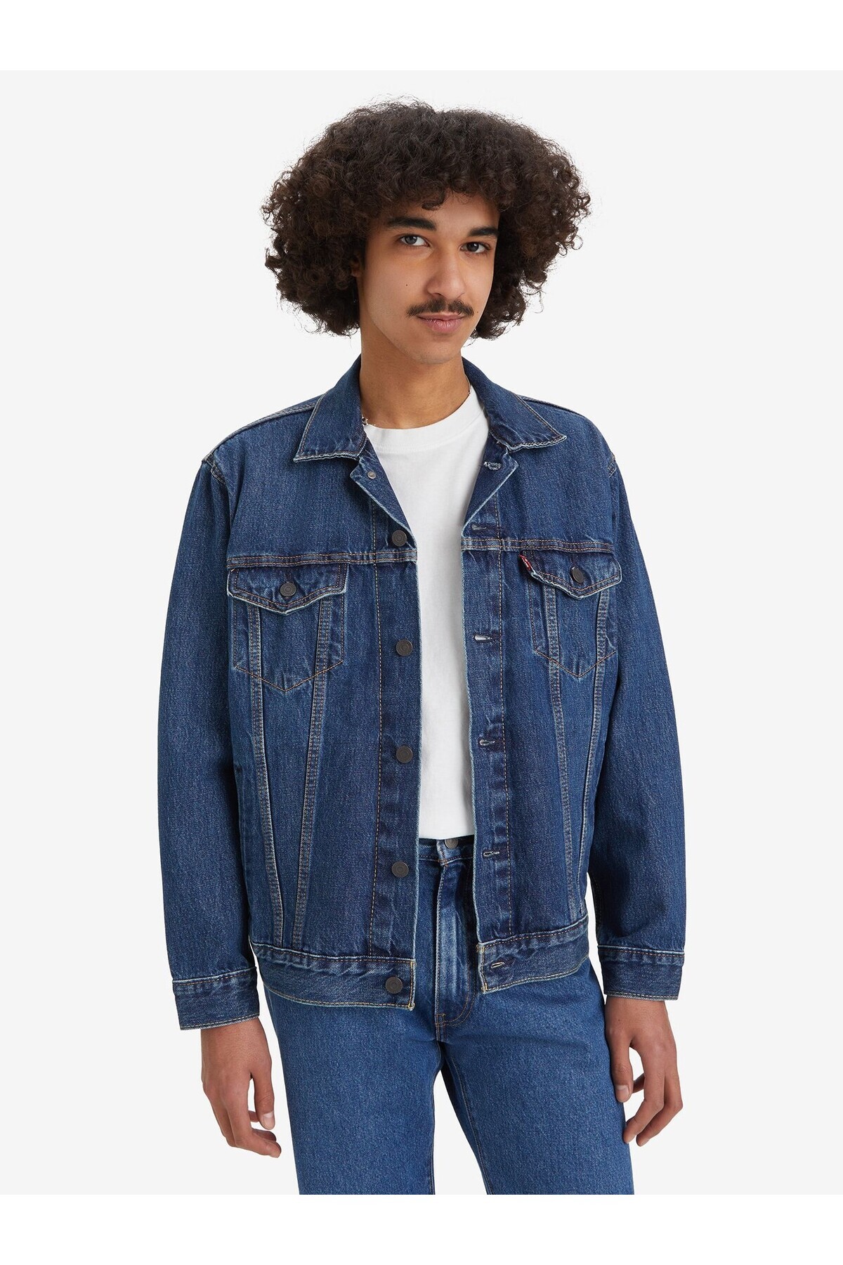 لیوایز کاپشن مردانه Relaxed Fit Trucker Tr Little Fighter