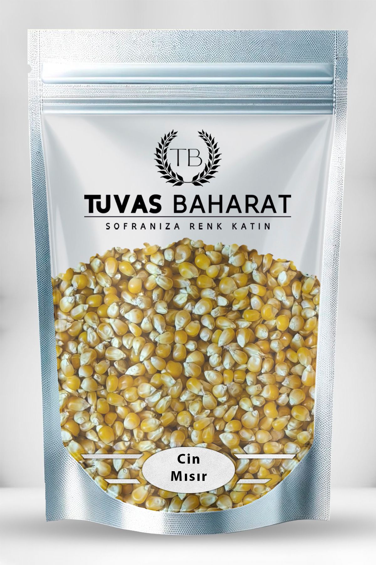 TUVAS BAHARAT Cin Mısır (Patlayan Mısır) %100 Patlar - 1 KG