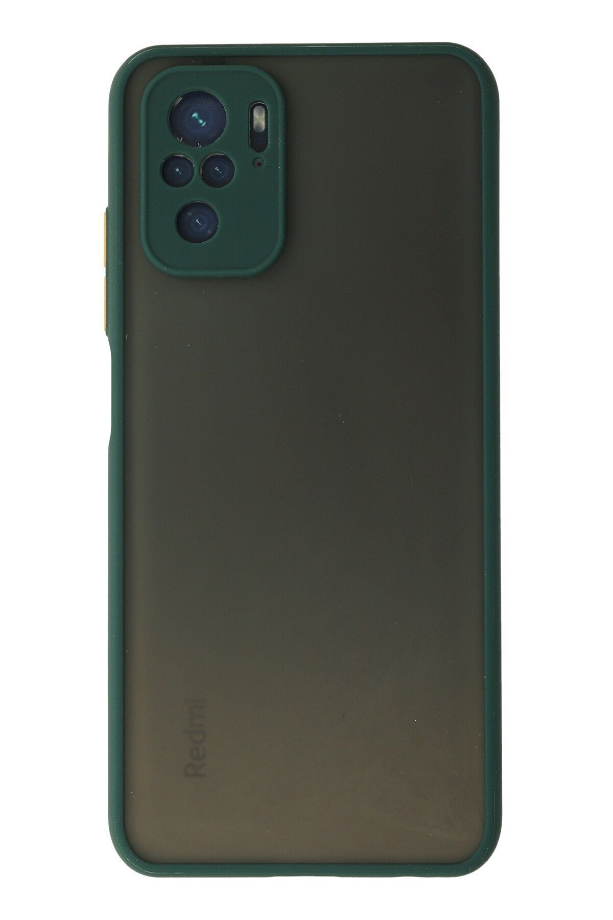 cepmoda XİAOMİ REDMİ NOTE 10 - Jux Mat Kapak Yanları Silikon Arkası Sert Pc Buzlu Kılıf - YEŞİL