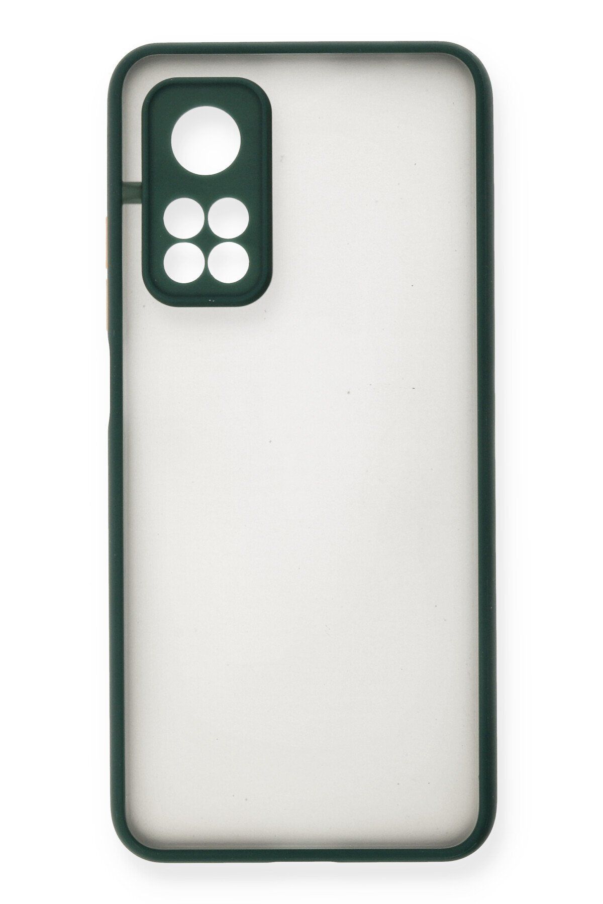 cepmoda XİAOMİ Mİ 10T | Buzlu Şeffaf Silikon Mat Telefon Kılıfı – Darbeye Dayanıklı - YEŞİL
