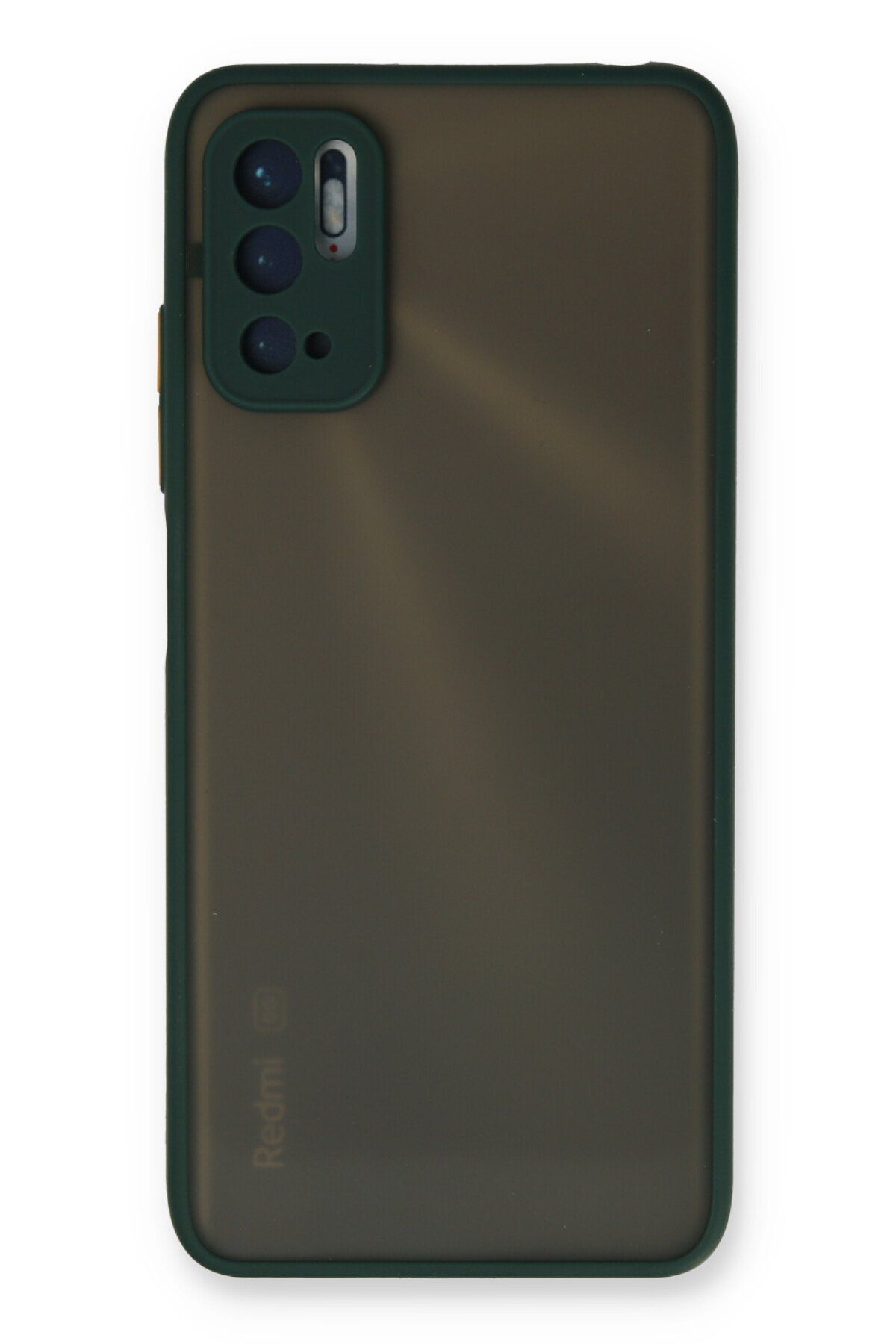 cepmoda XİAOMİ REDMİ NOTE 11 SE | Buzlu Şeffaf Silikon Mat Telefon Kılıfı – Darbeye Dayanıklı - YEŞİL