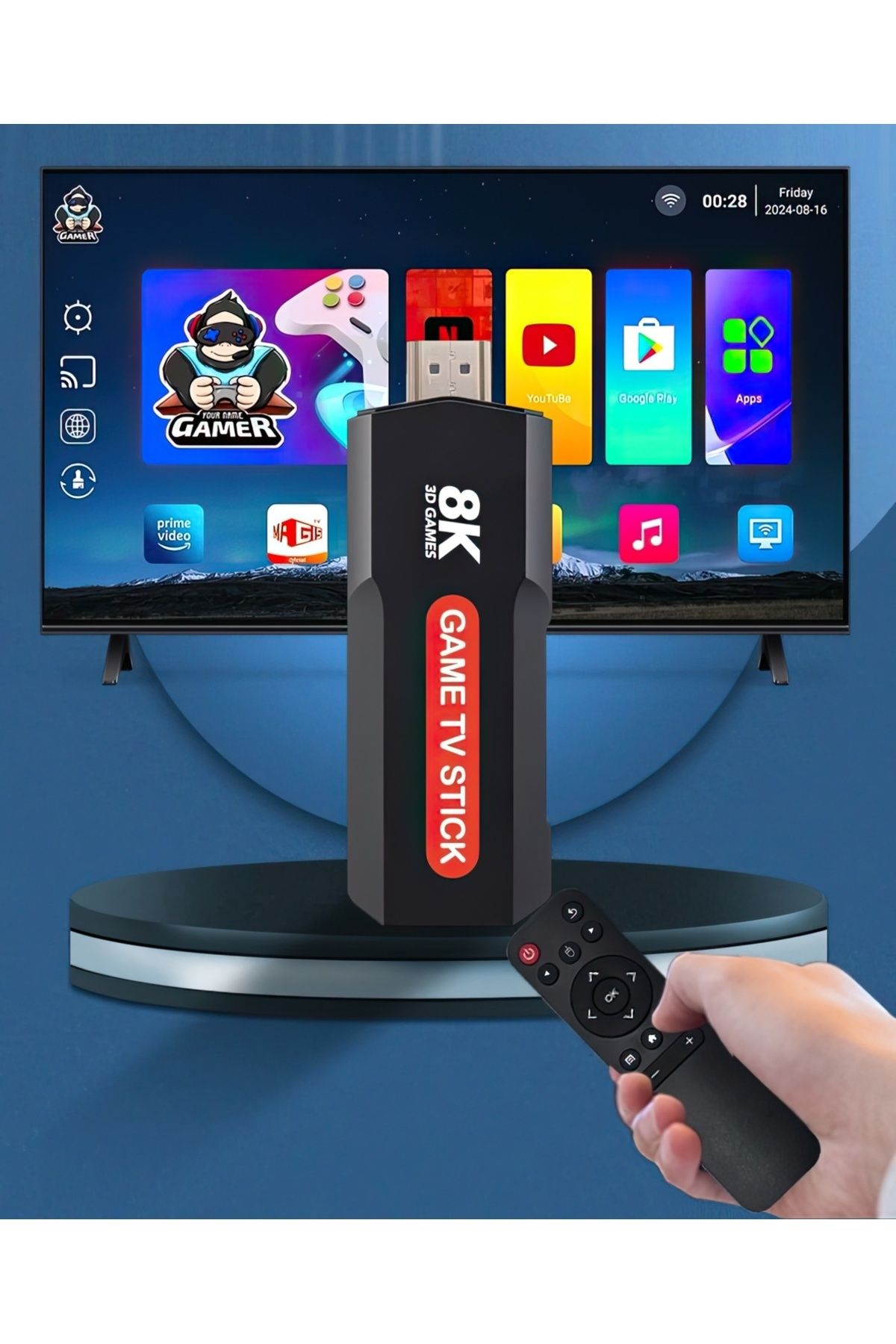 TMAX-Android Tv Box + Gaming Console (20,000 Games) 2 in 1 - Full Set (2024 New Model) 8