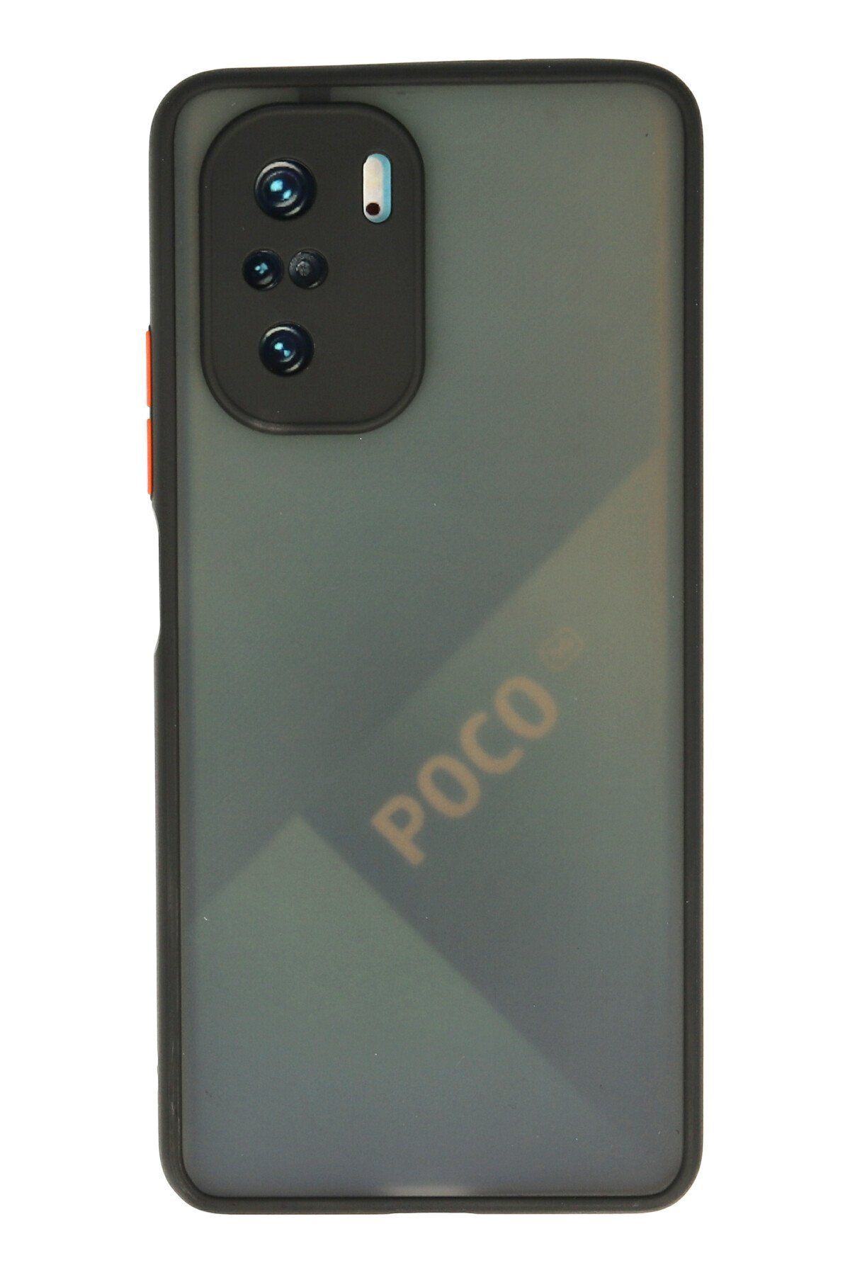 cepmoda XİAOMİ REDMİ K40 PRO | Buzlu Şeffaf Silikon Mat Telefon Kılıfı – Darbeye Dayanıklı - SİYAH