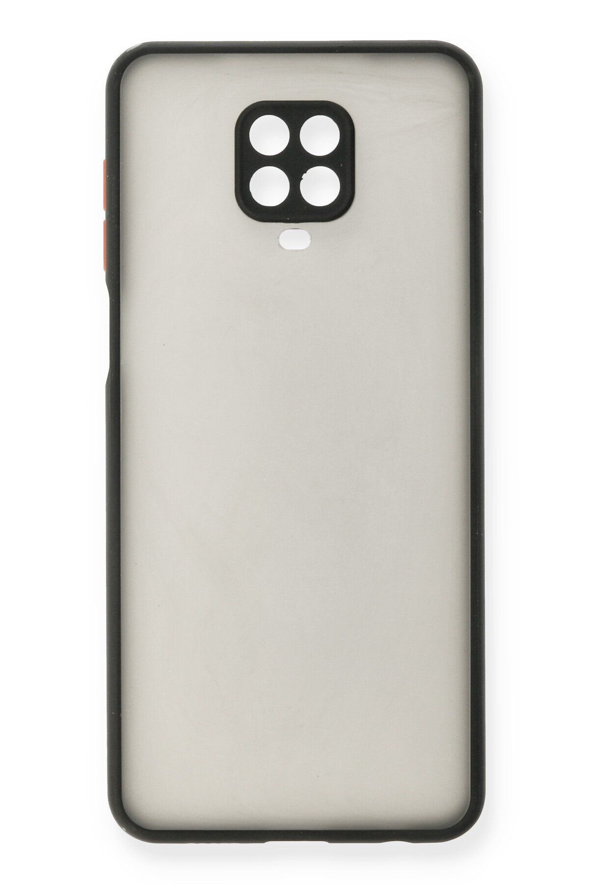cepmoda XİAOMİ REDMİ NOTE 9 PRO | Buzlu Şeffaf Silikon Mat Telefon Kılıfı – Darbeye Dayanıklı - SİYAH