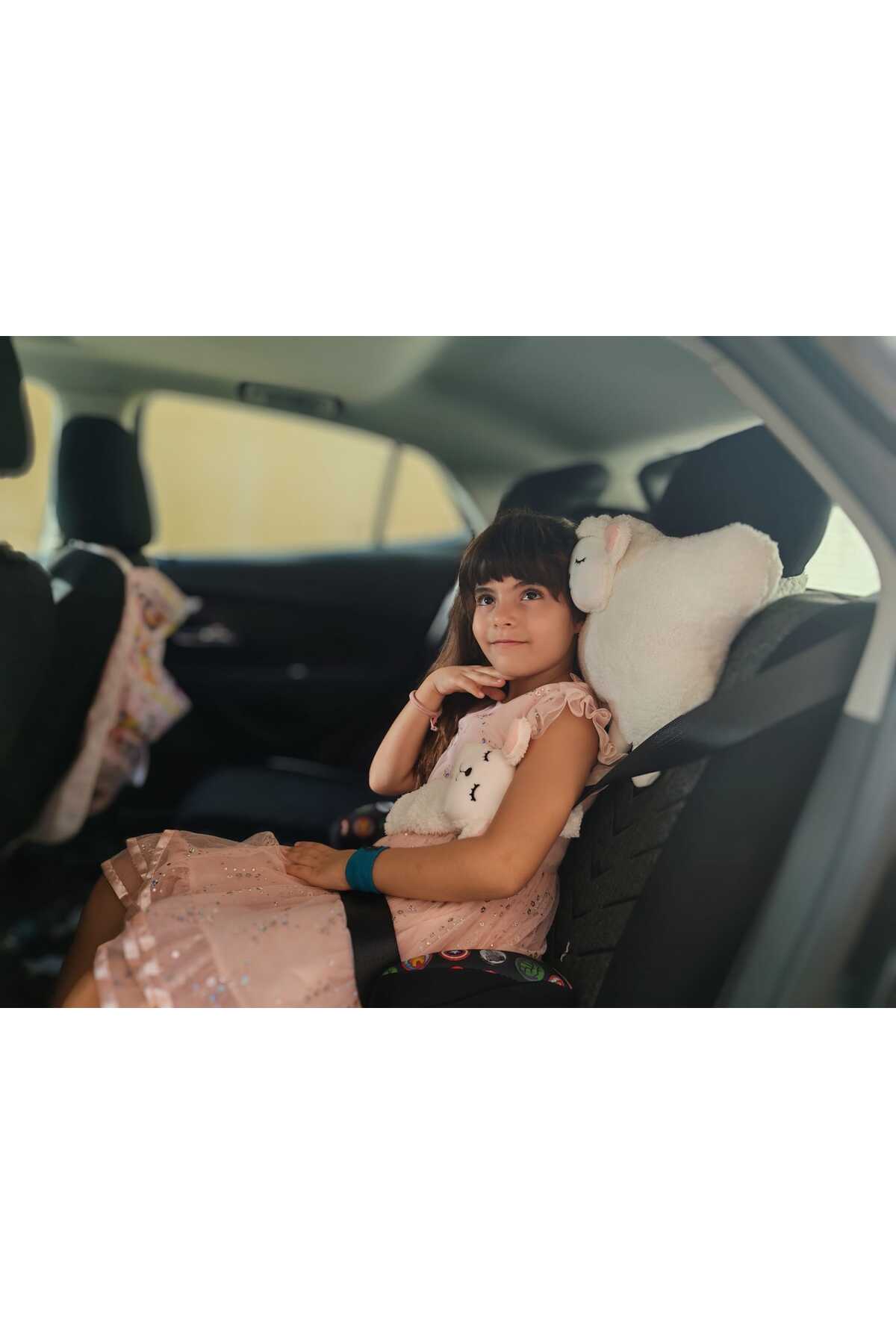 tosbai Araba Boyun Yastığı ve Emniyet Kemeri Kılıfı Seti - Konforlu ve Güvenli Seyahat Aksesuarı fotoğrafı 4 (önizleme)