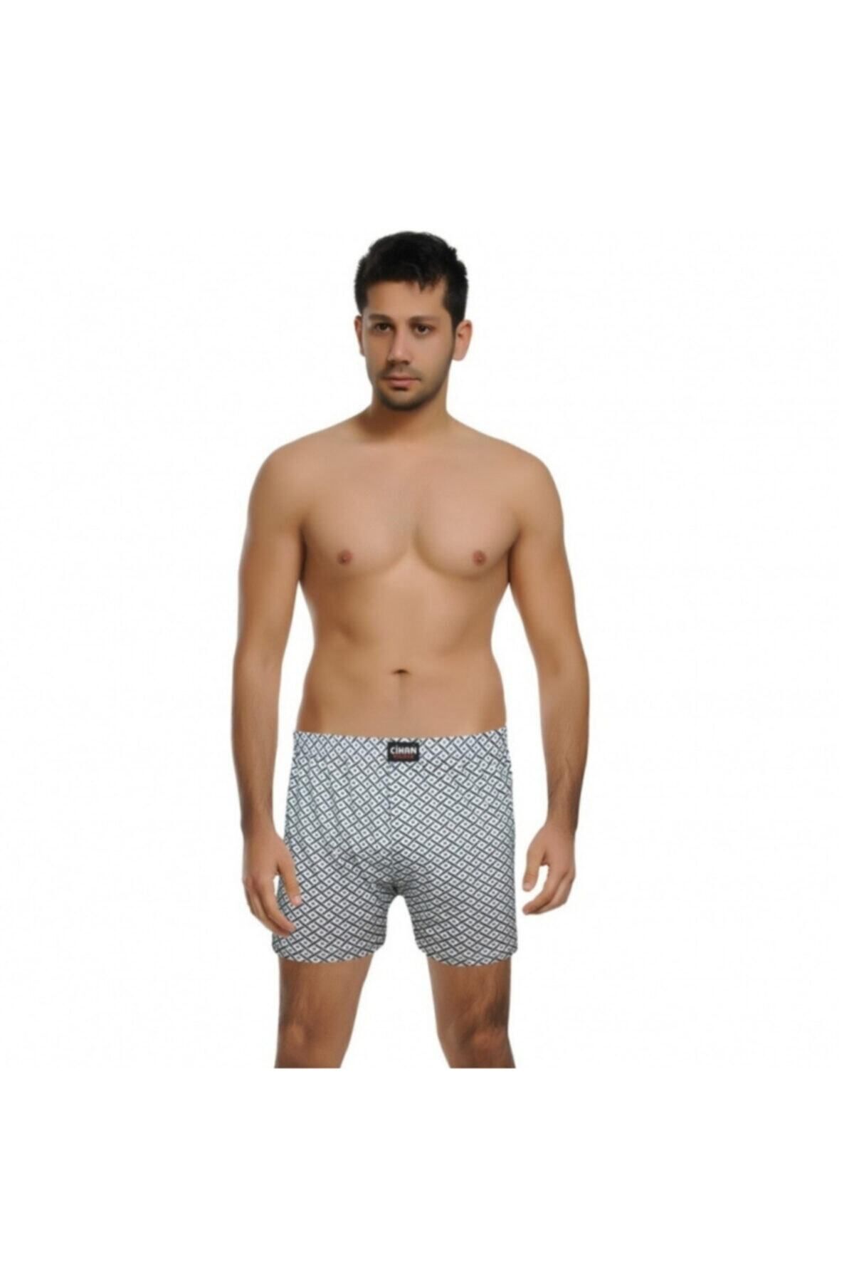 SİERNA Ekonomik Erkek Penye Boxer 12'li Paket srn-002661