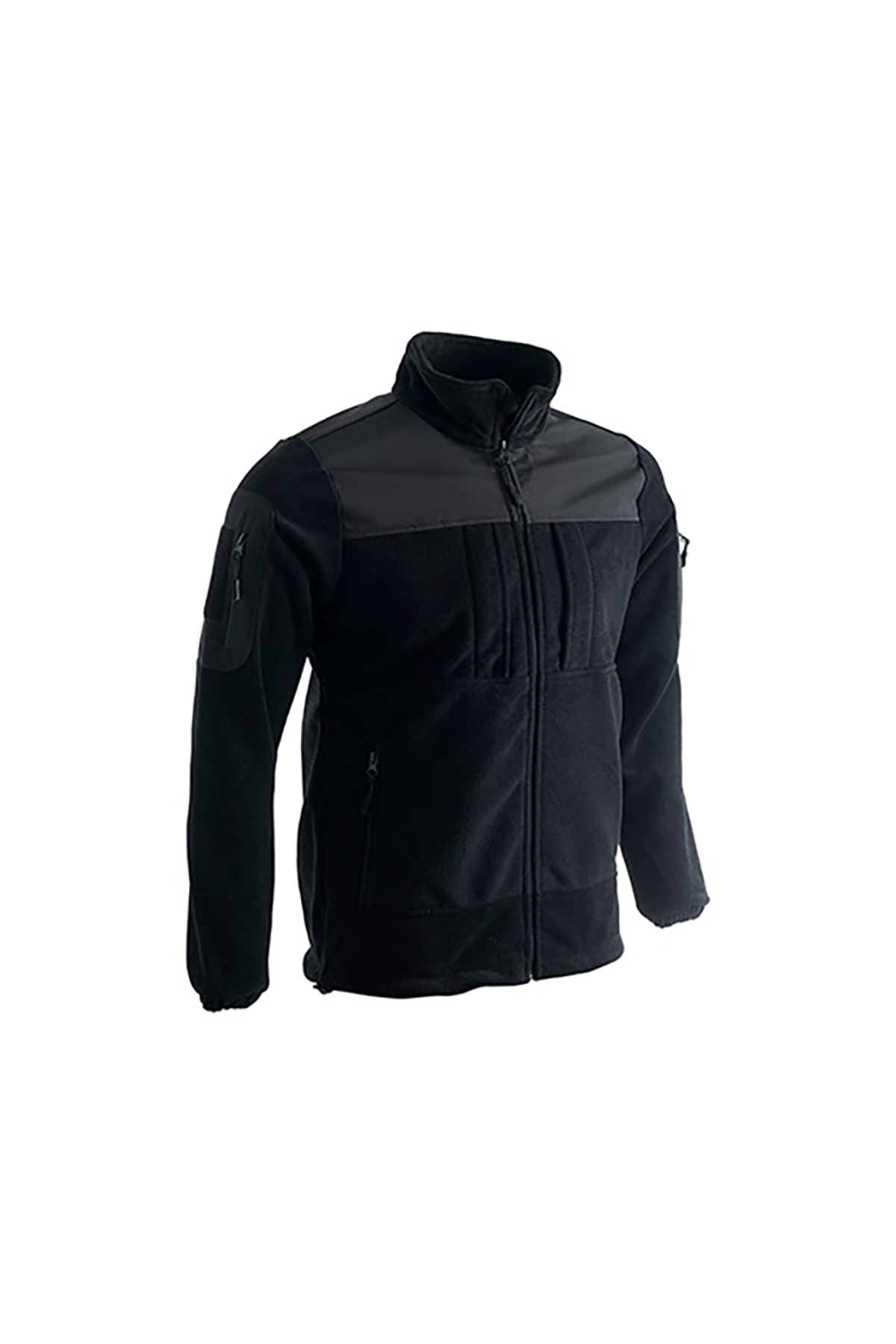کت 6 جیبی Softshell Micro Fleece Robe — مشکی karcamp341 — تصویر 3 از 4