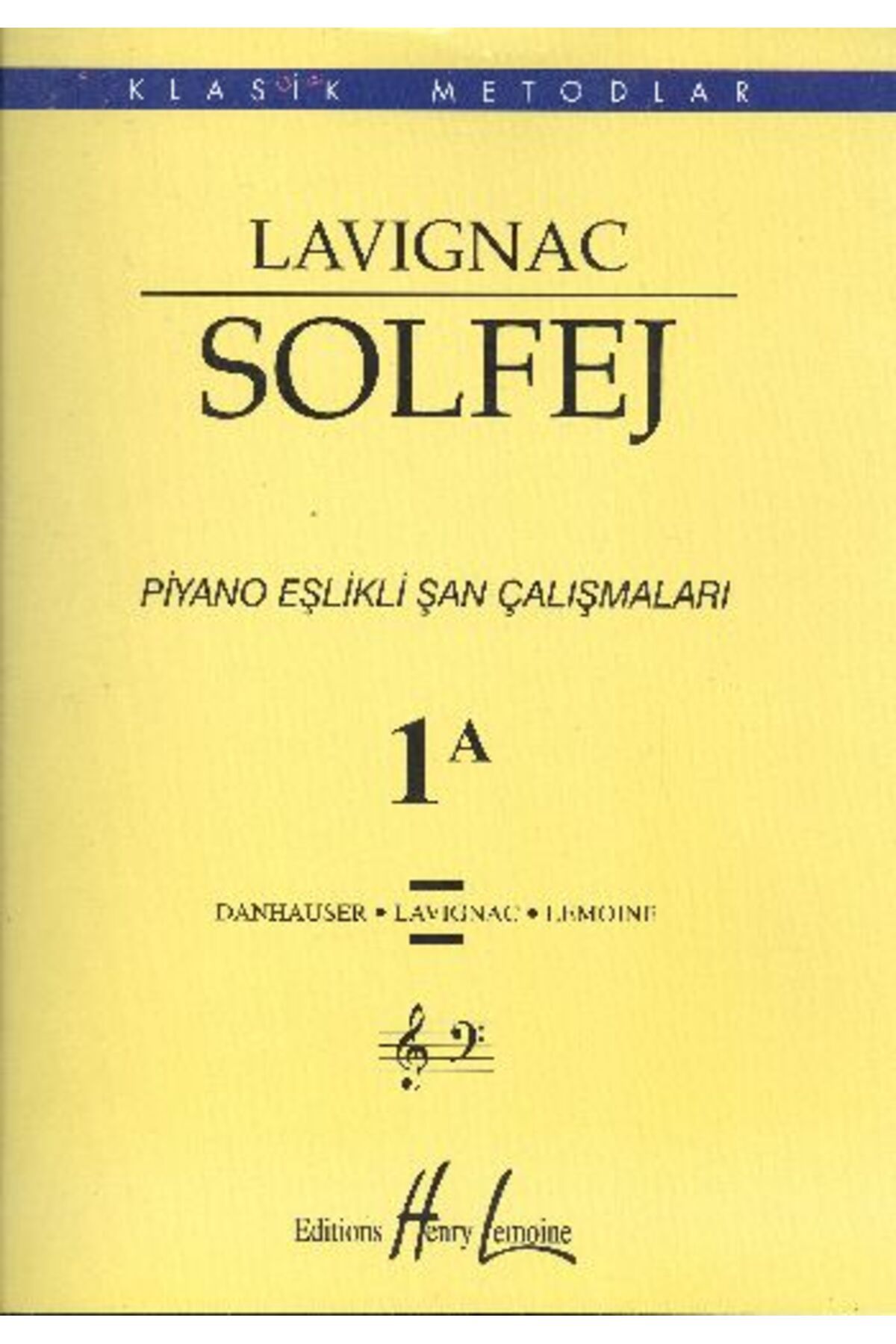 Porte Müzik Yayınları Lavignac 1A - Solfej Piyano Eşlikli Şan Çalışmaları