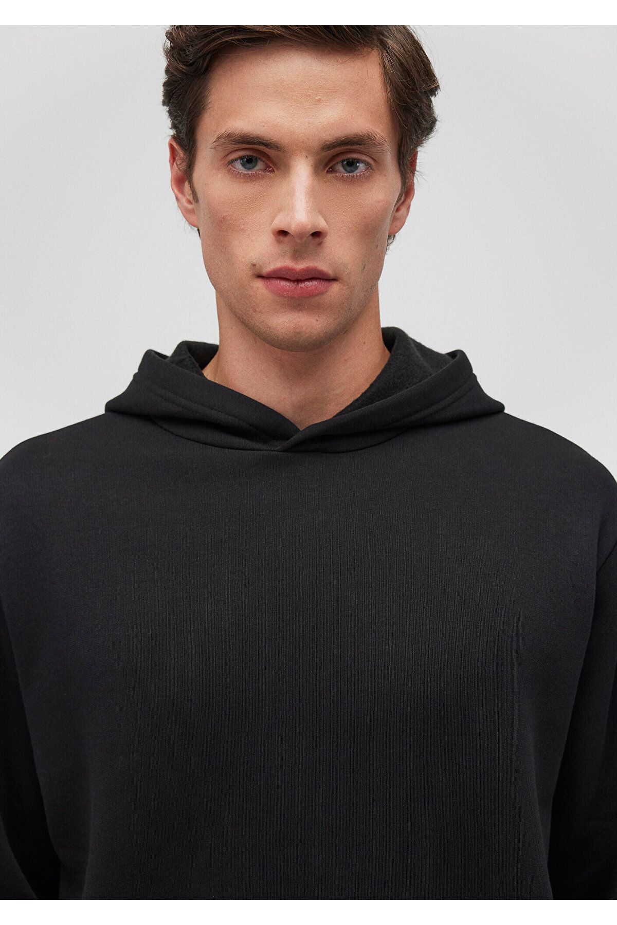 Mavi-Black Hooded Basic Sweatshirt - 0S10275-900 5