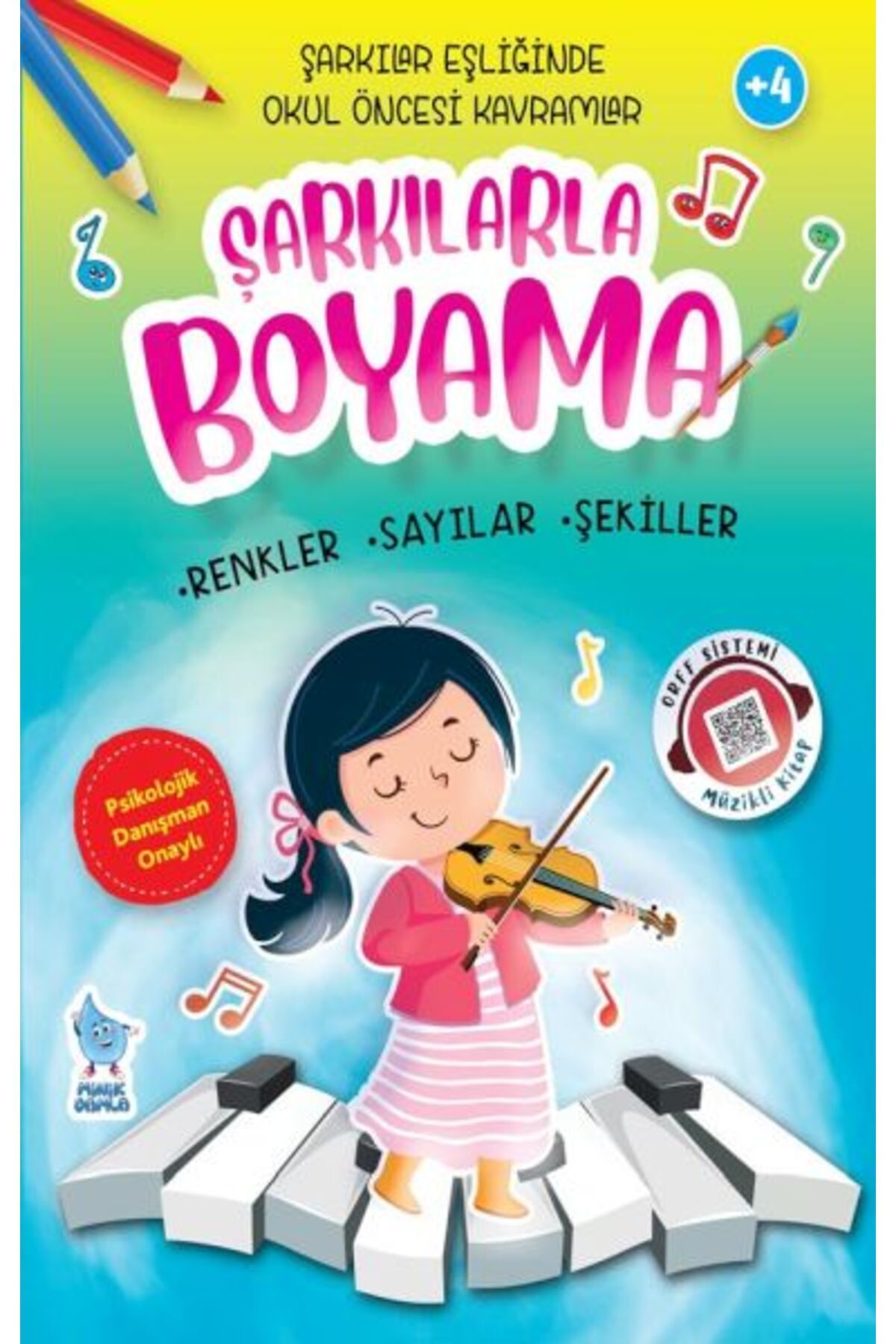 Türk Dil Kurumu Yayınları Şarkılarla Boyama (4 Kitap)