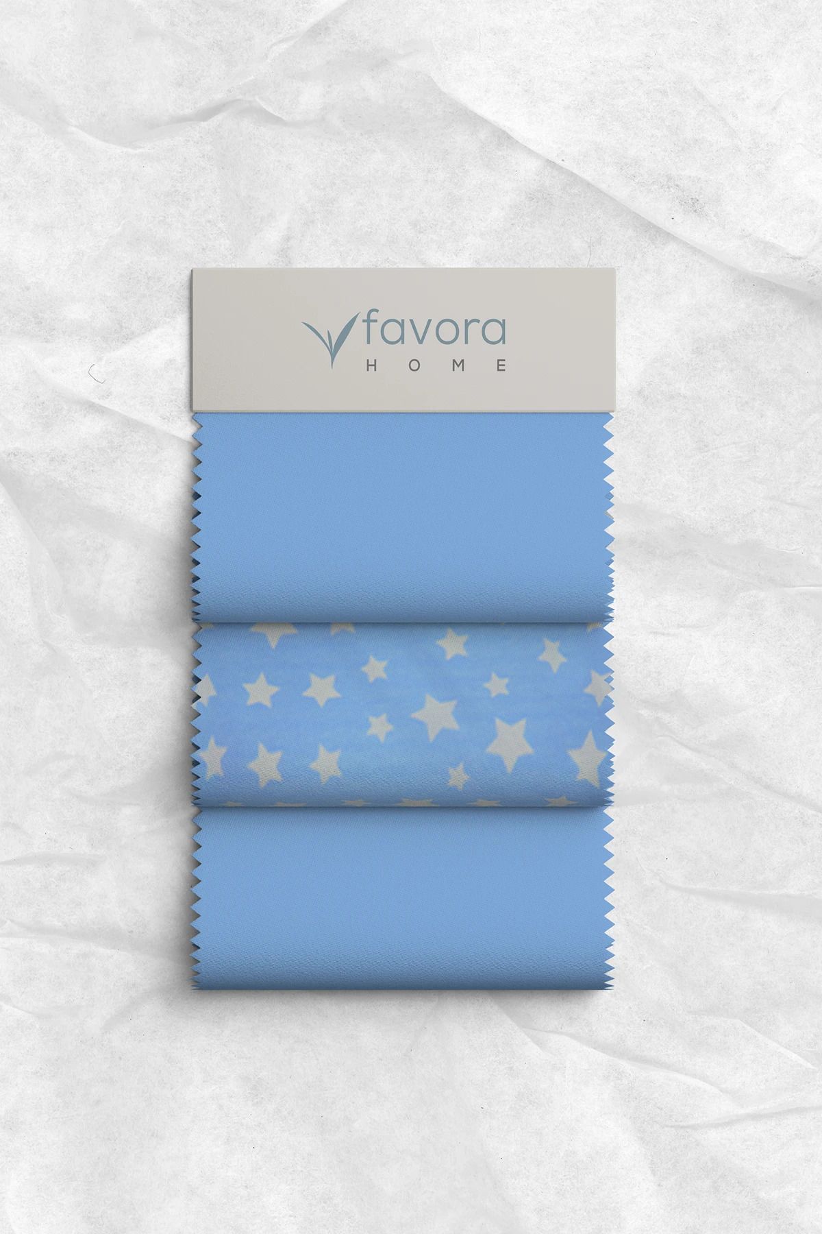 FAVORA-Blue Mimosa Cotton Ranforce Single Duvet Cover Set 4