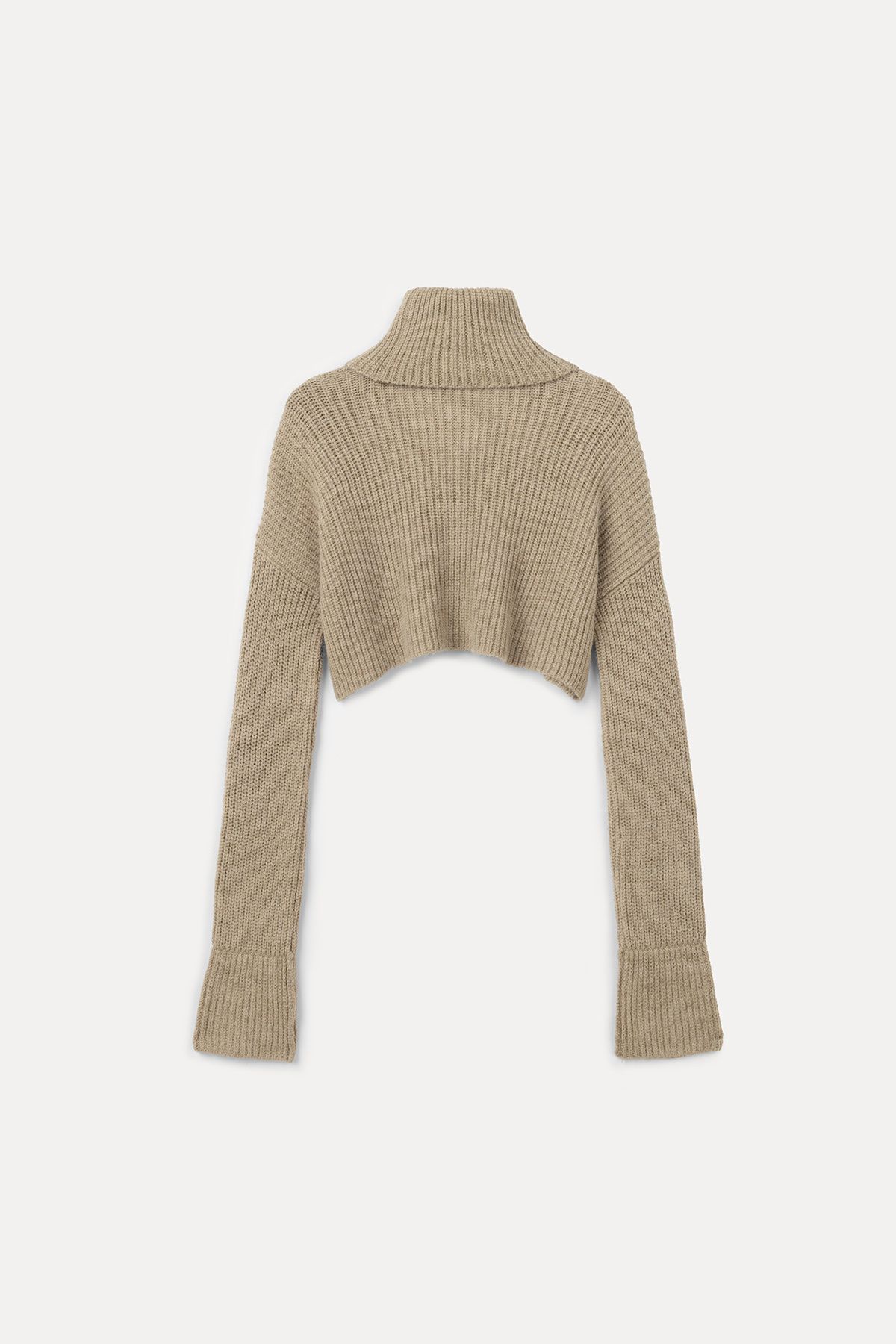 VATKALI-Mink Turtleneck Crop Sweater 3