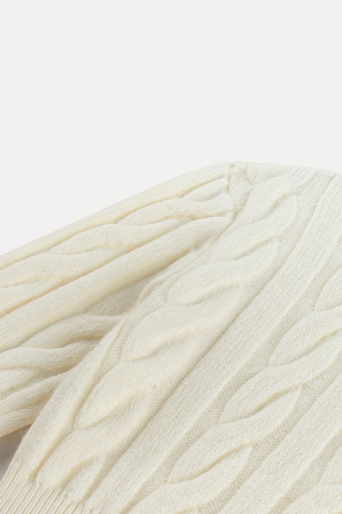 VATKALI-Turtleneck Knitted Crop Sweater 7