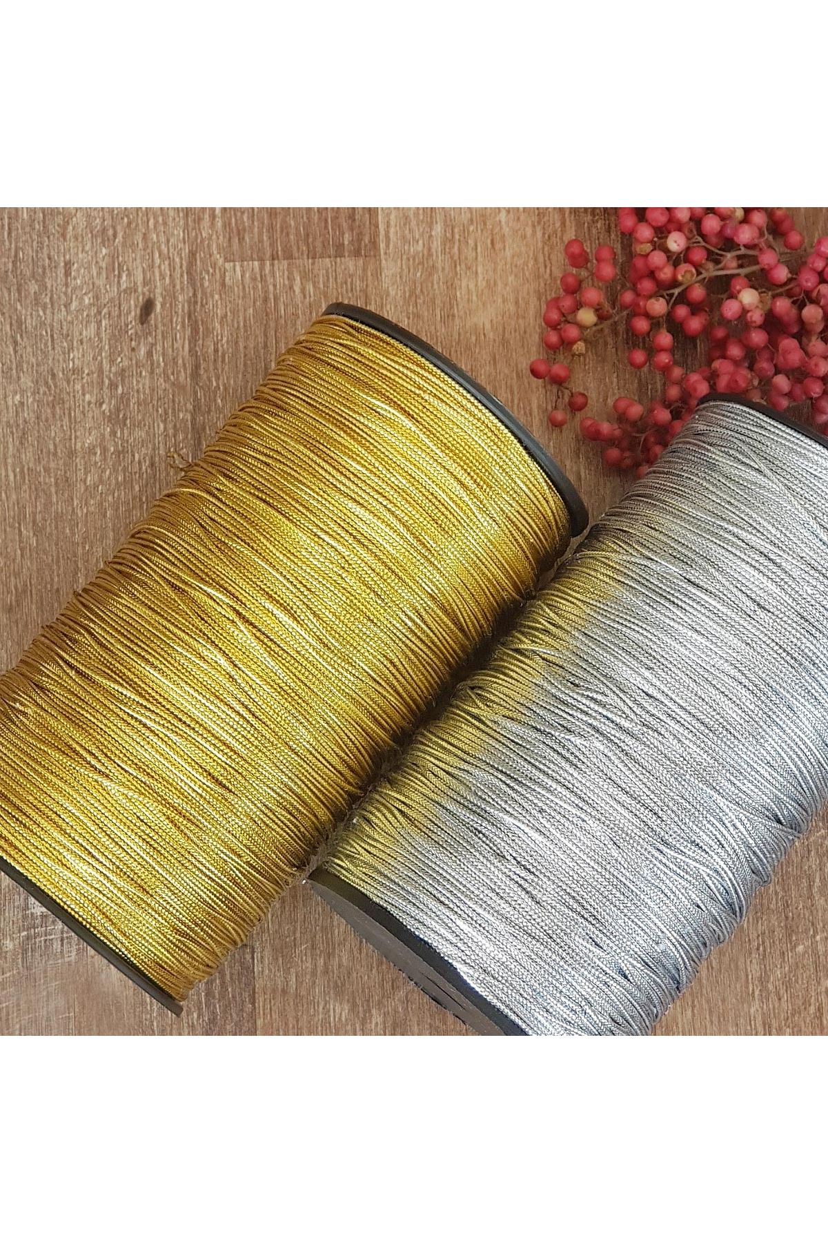 Bimotif-Decorative glitter monofile string 25 meters (Silver) 5
