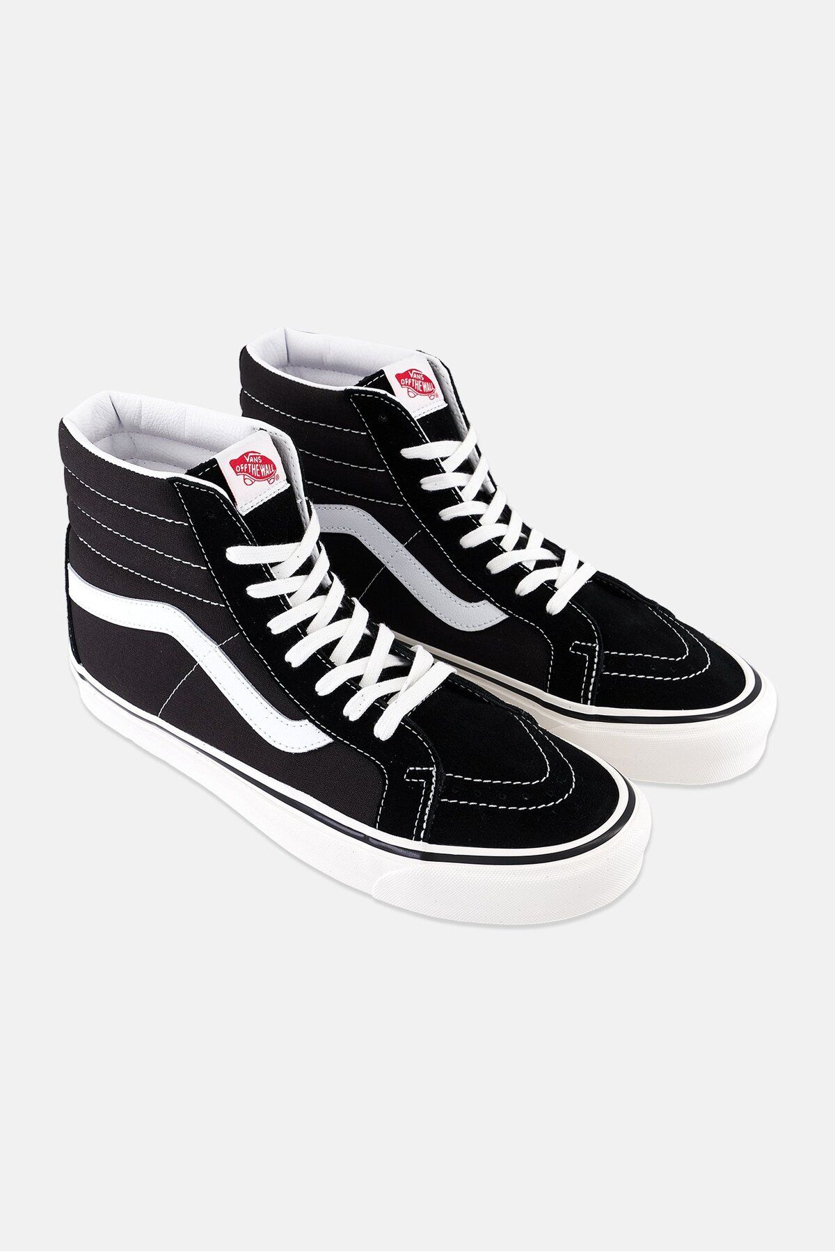 Vans-Women Sk8 Lace Up High Cut Shoes, Black/White 1