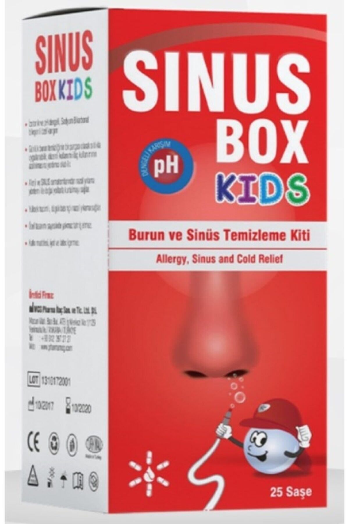 SINUS BOX Sinusbox Kids Burun Temizleme Kiti 8681807005034