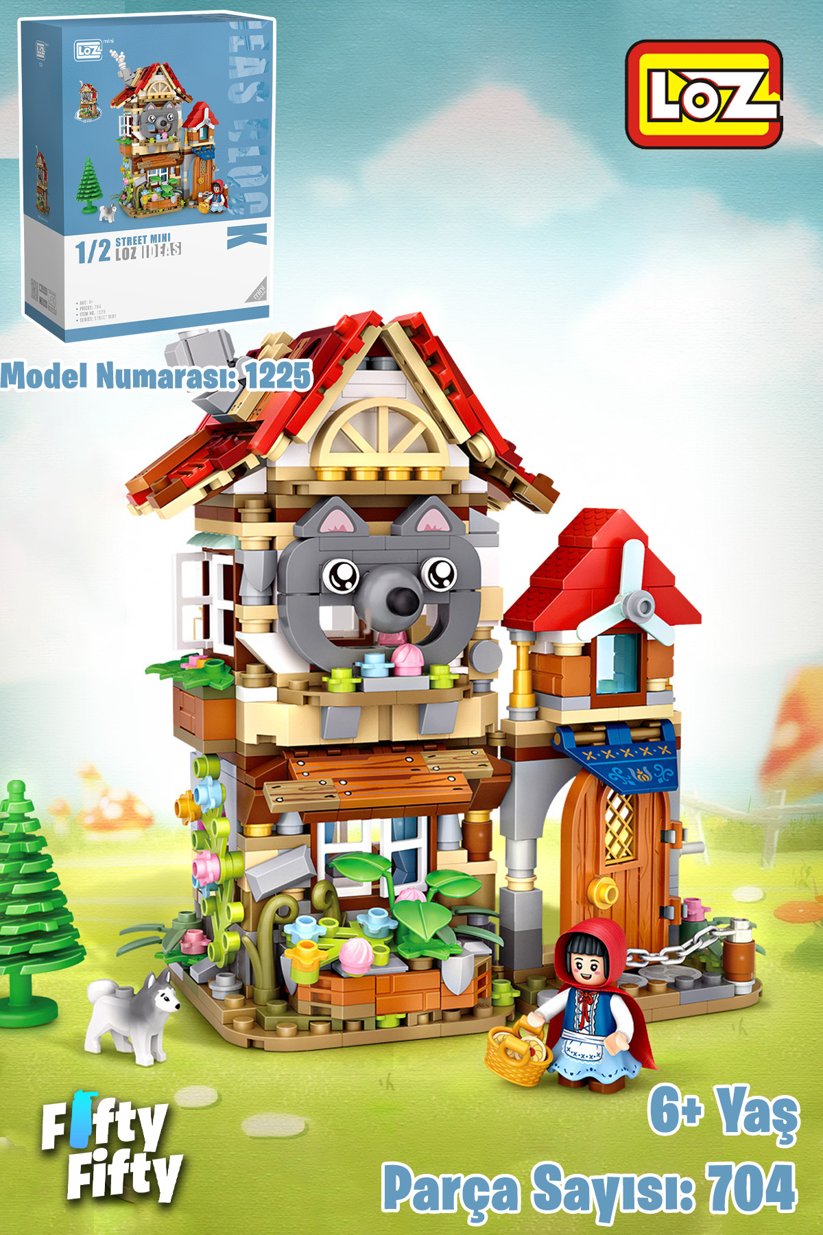 Vagonlife Street Mini Serisi Masal Evi -LZ1225 (704 Parça) Oyuncak