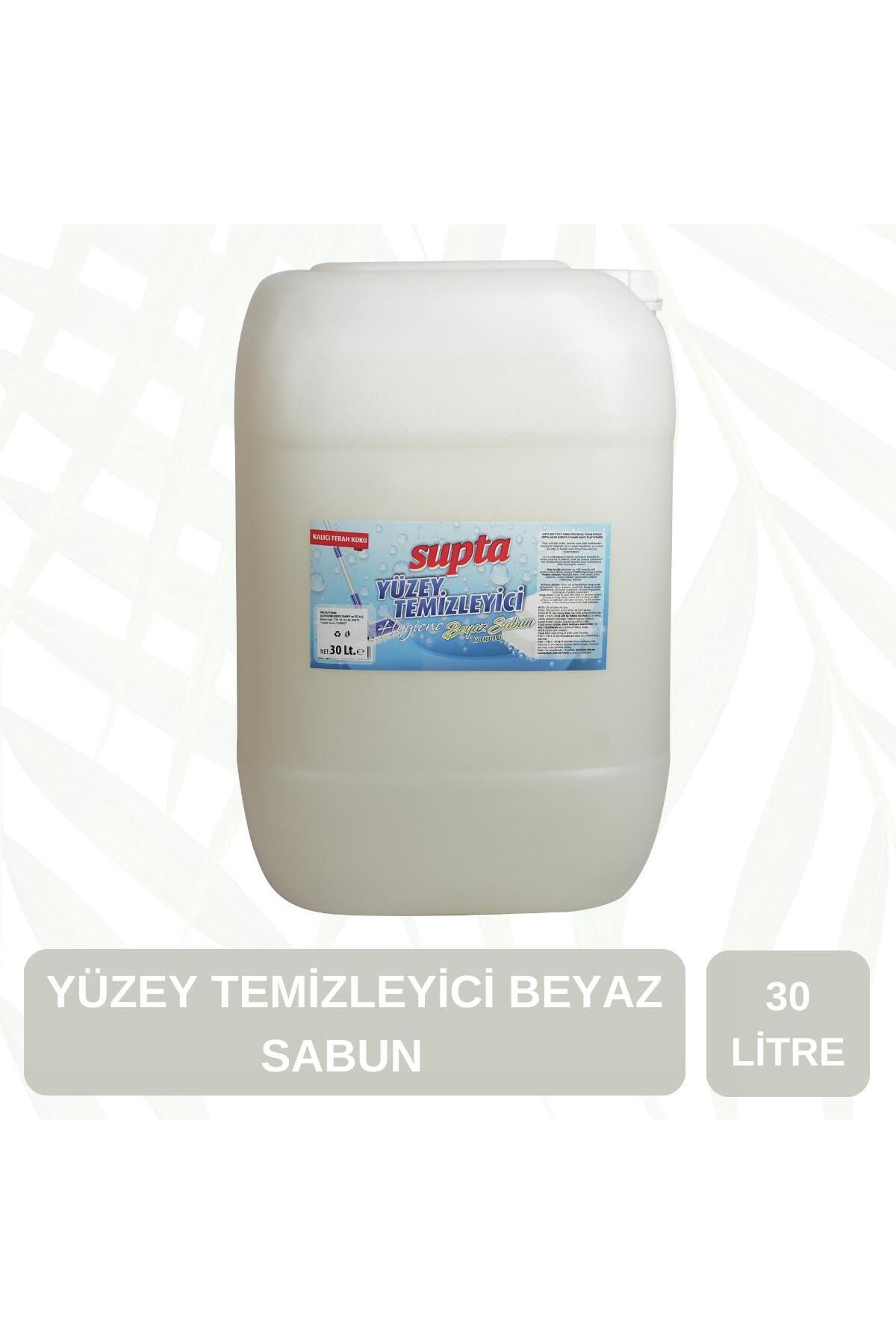 Supta Sıvı Yüzey Temizleyici Beyaz Sabun Kokulu 30 Lt