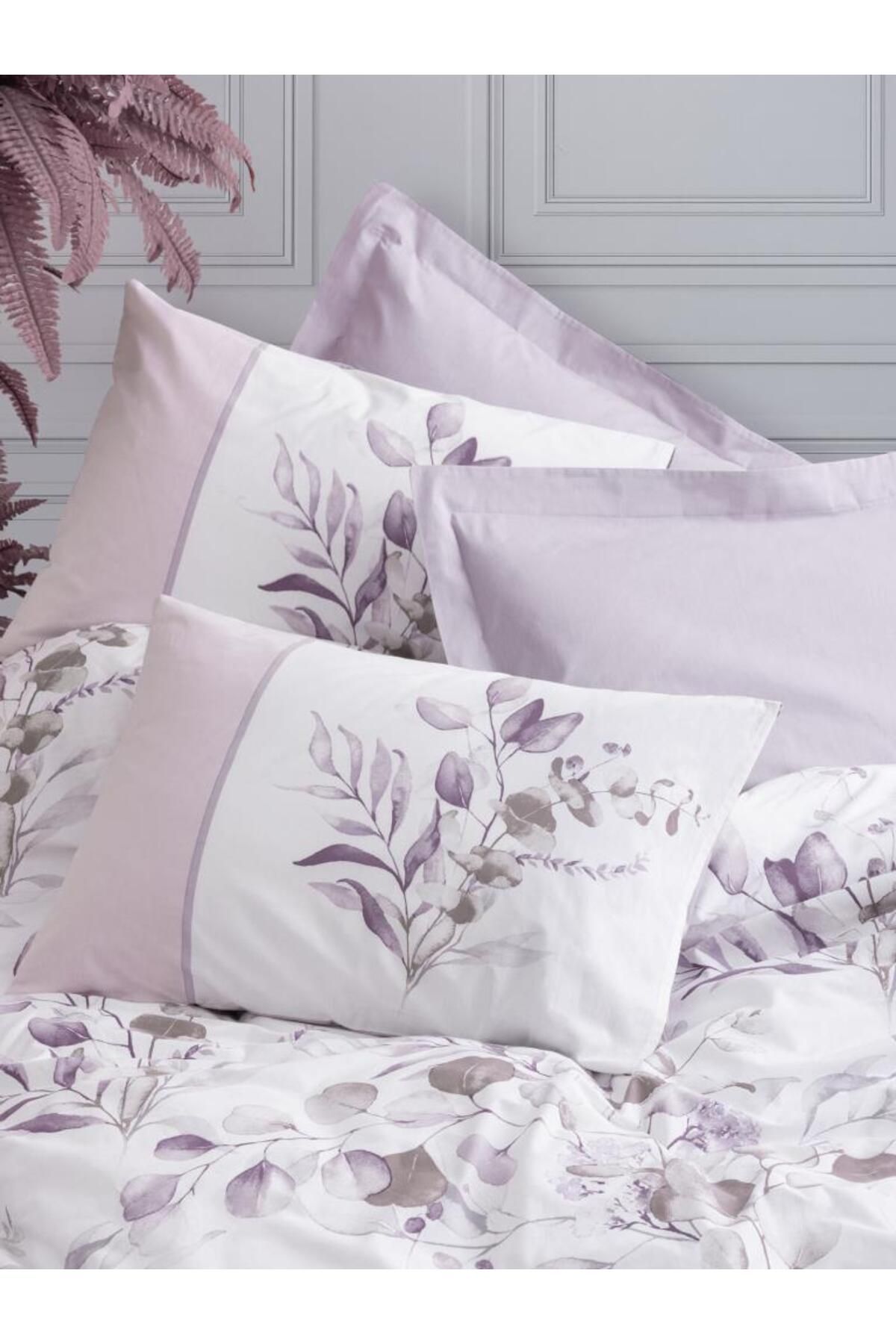 Cotton Box-Nadia Lilac Double Duvet Cover Set 2