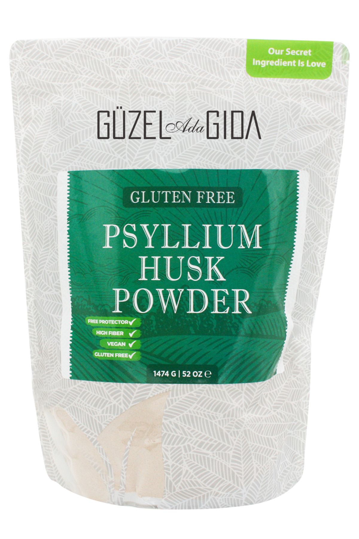 Güzel Ada Gıda I'am A Plant Psyllium Karnıyarık Otu Tozu 1474 gr