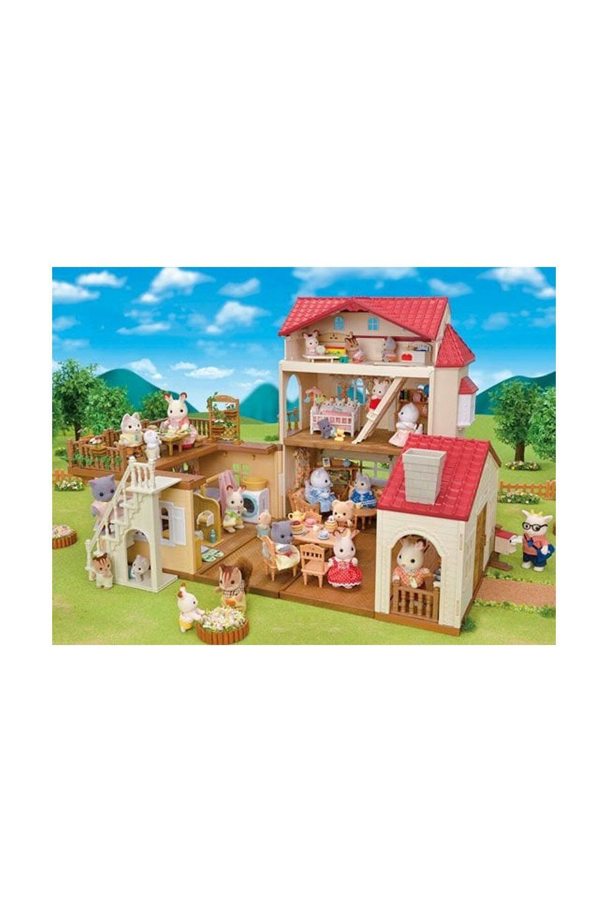 FABBA TOYS Sylva-nian Fam-ilies HARİKA EĞLENCELİ Işıklı Şehir Evi ( Gizli Oyun Odalı)