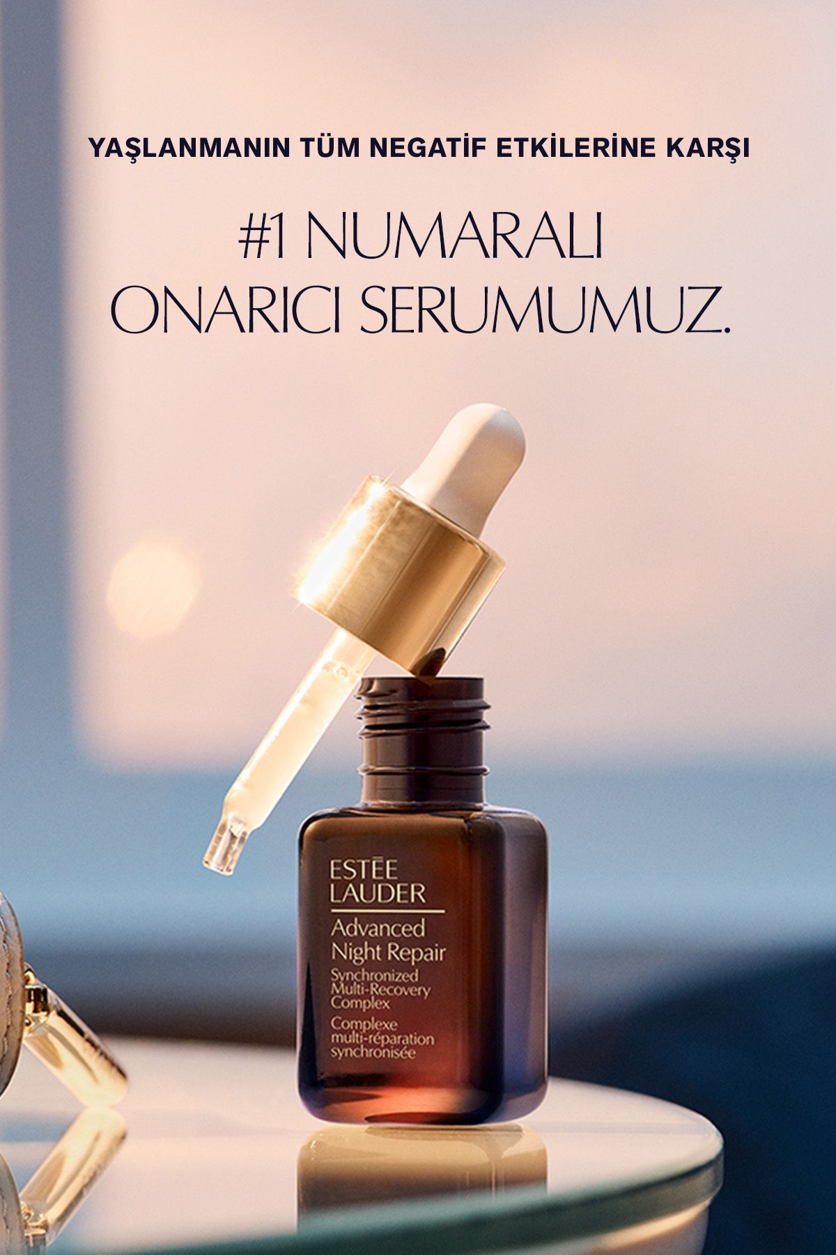 Estee Lauder Onarıcı Gece Rutini Cilt Bakım Seti - Serum 50ml, Temizleyici 30ml, Power Crème 15ml, Göz Kremi 5ml-3