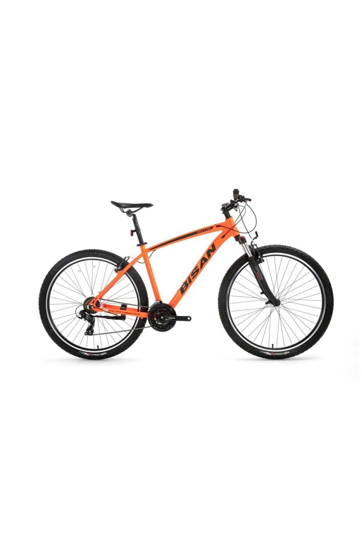 Elioure Erkek Dağ Bisikleti 43cm V 27.5 Jant 21 Vites Neon Turuncu Siyah