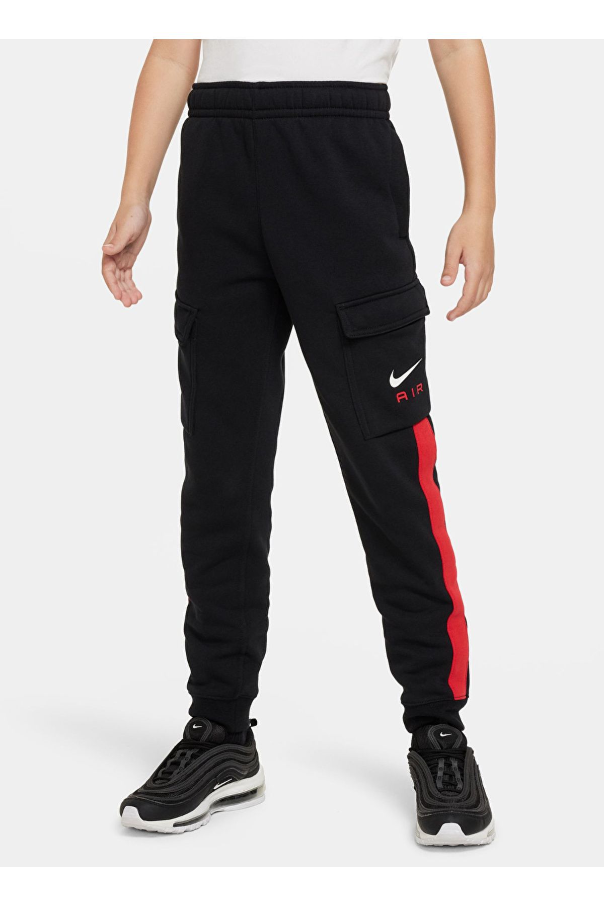 Nike-Sportswear Swoosh Air Fleece Cargo Men's Sweatpants Fn7693-010 My Style Sports 1