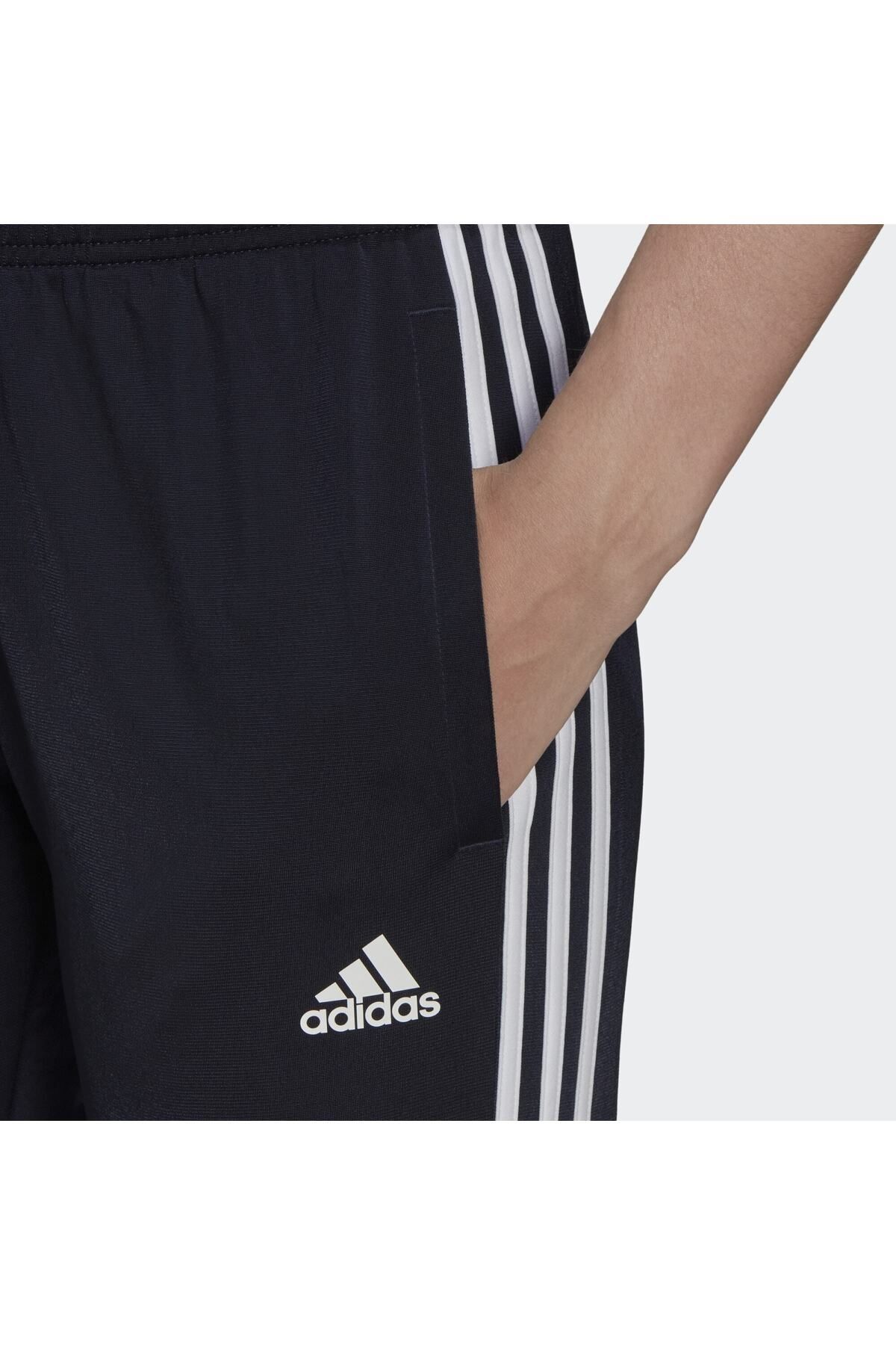 شلوار ورزشی آدیداس مدل Primegreen Essentials Warm-Up Slim Tapered 3-Stripes  adidas