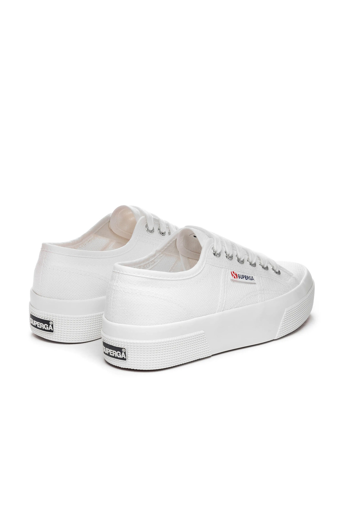 Superga  2740 Platform Unisex Siyah-Bej Sneaker - Görsel 3